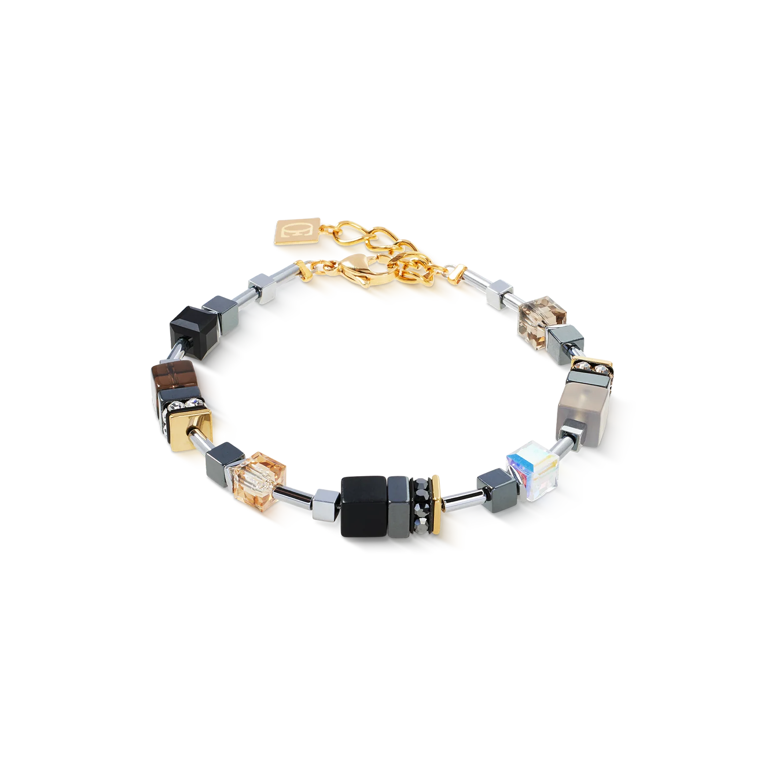 GeoCUBE® Precious Motion bracelet Stone Whisper gold