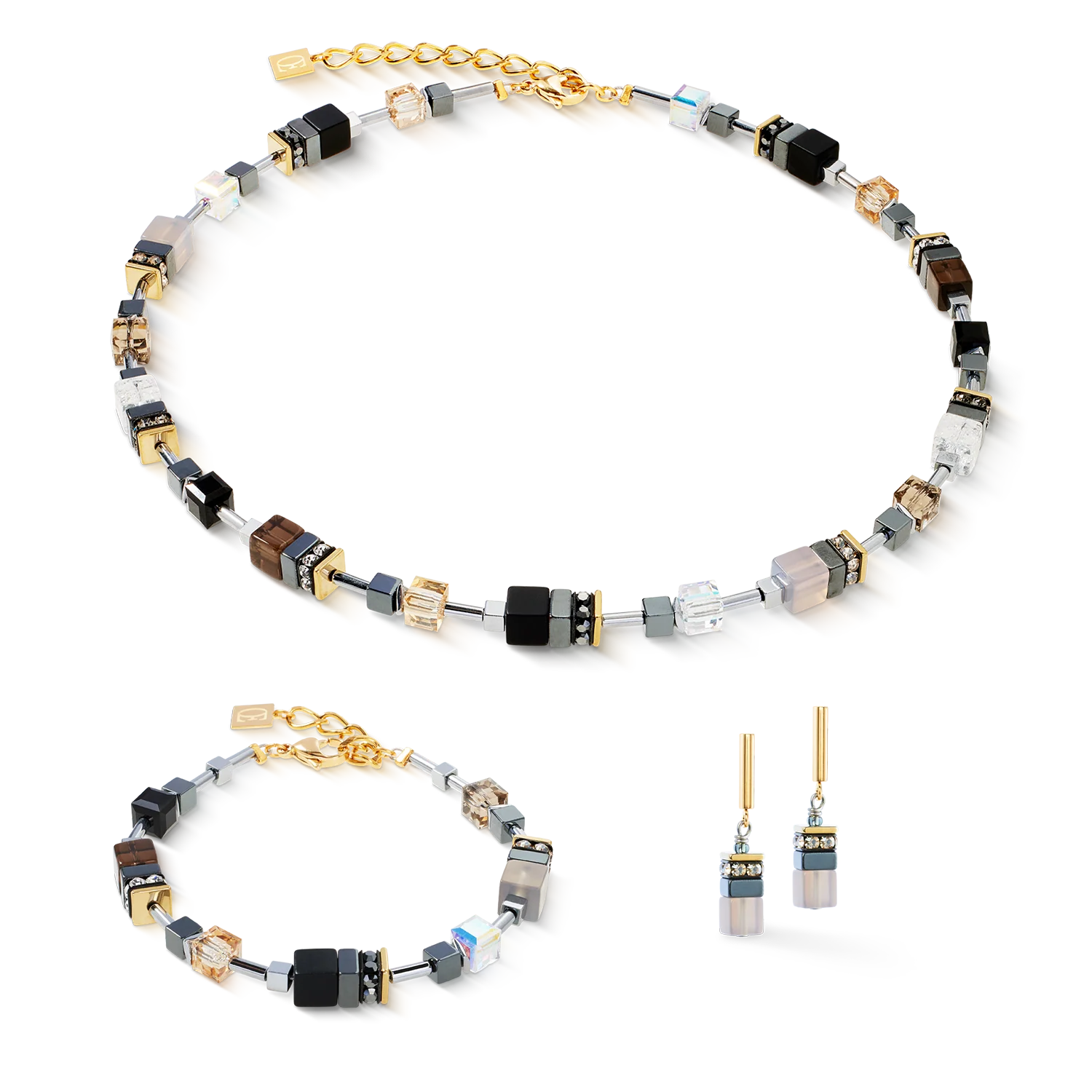 GeoCUBE® Precious Motion bracelet Stone Whisper gold - Image 3