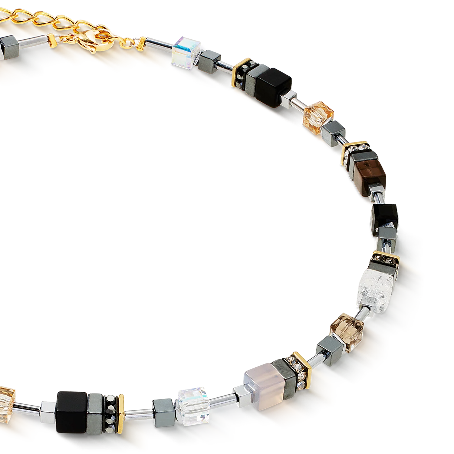 GeoCUBE® Precious Motion necklace Stone Whisper gold - Image 2