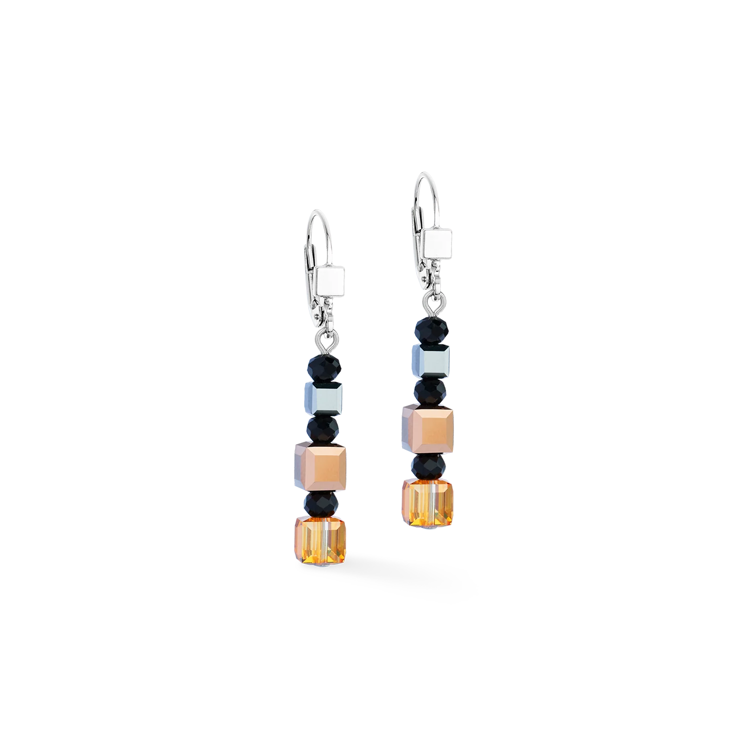 GeoCUBE® Precious Nature earrings tricolour