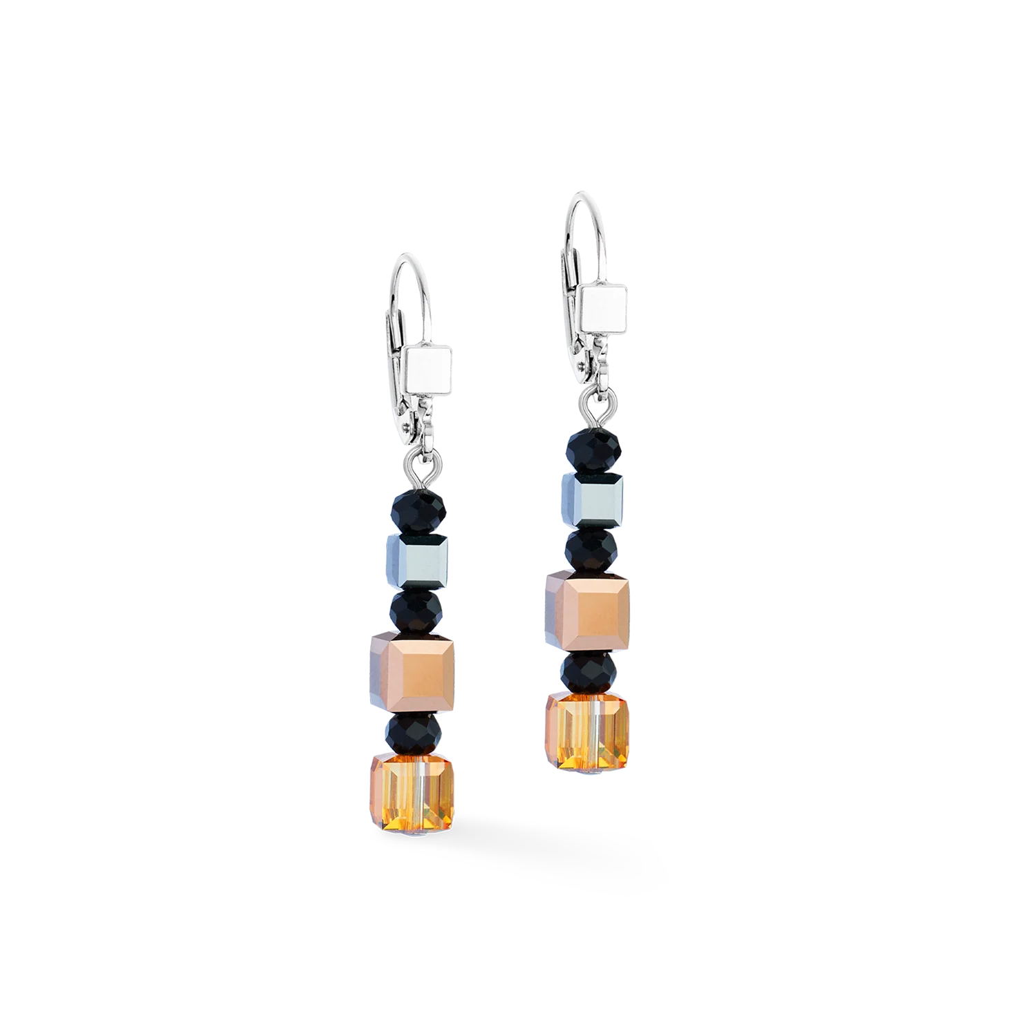 GeoCUBE® Precious Nature earrings tricolour - Image 2