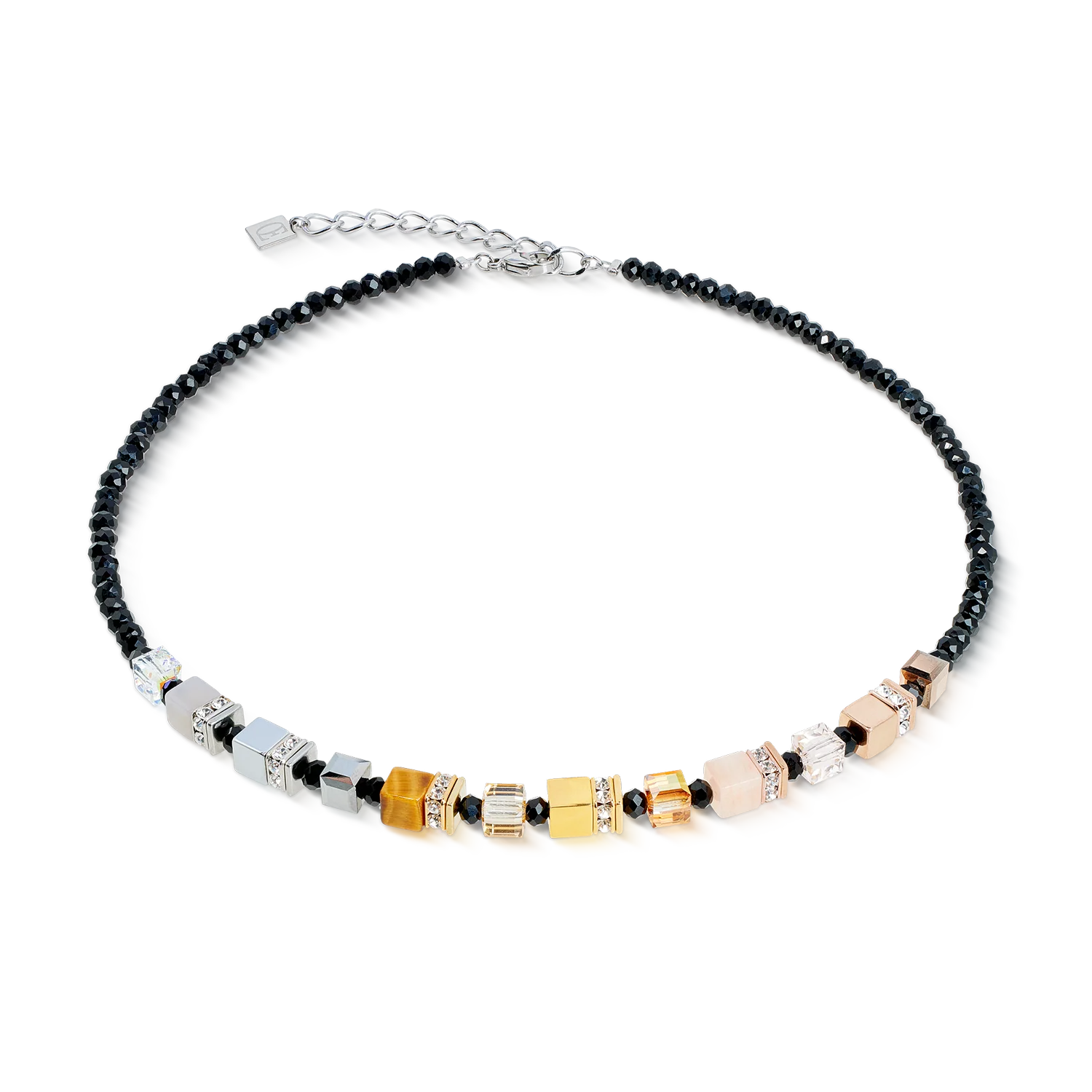 GeoCUBE® Precious Nature necklace tricolour