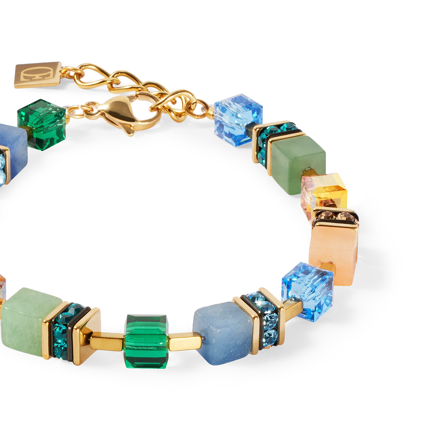GeoCUBE® Precious Statement bracelet gold-spring - Image 2
