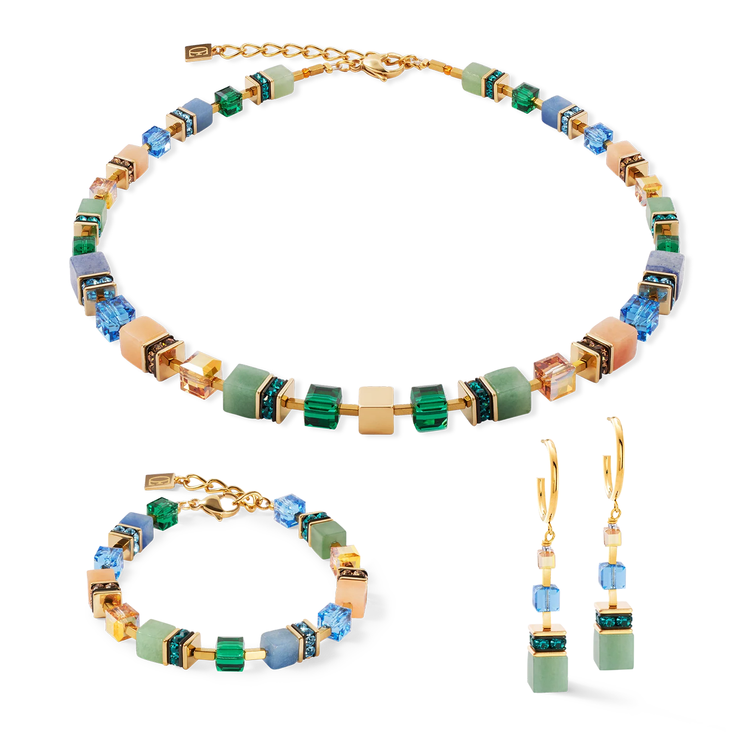 GeoCUBE® Precious Statement bracelet gold-spring - Image 3