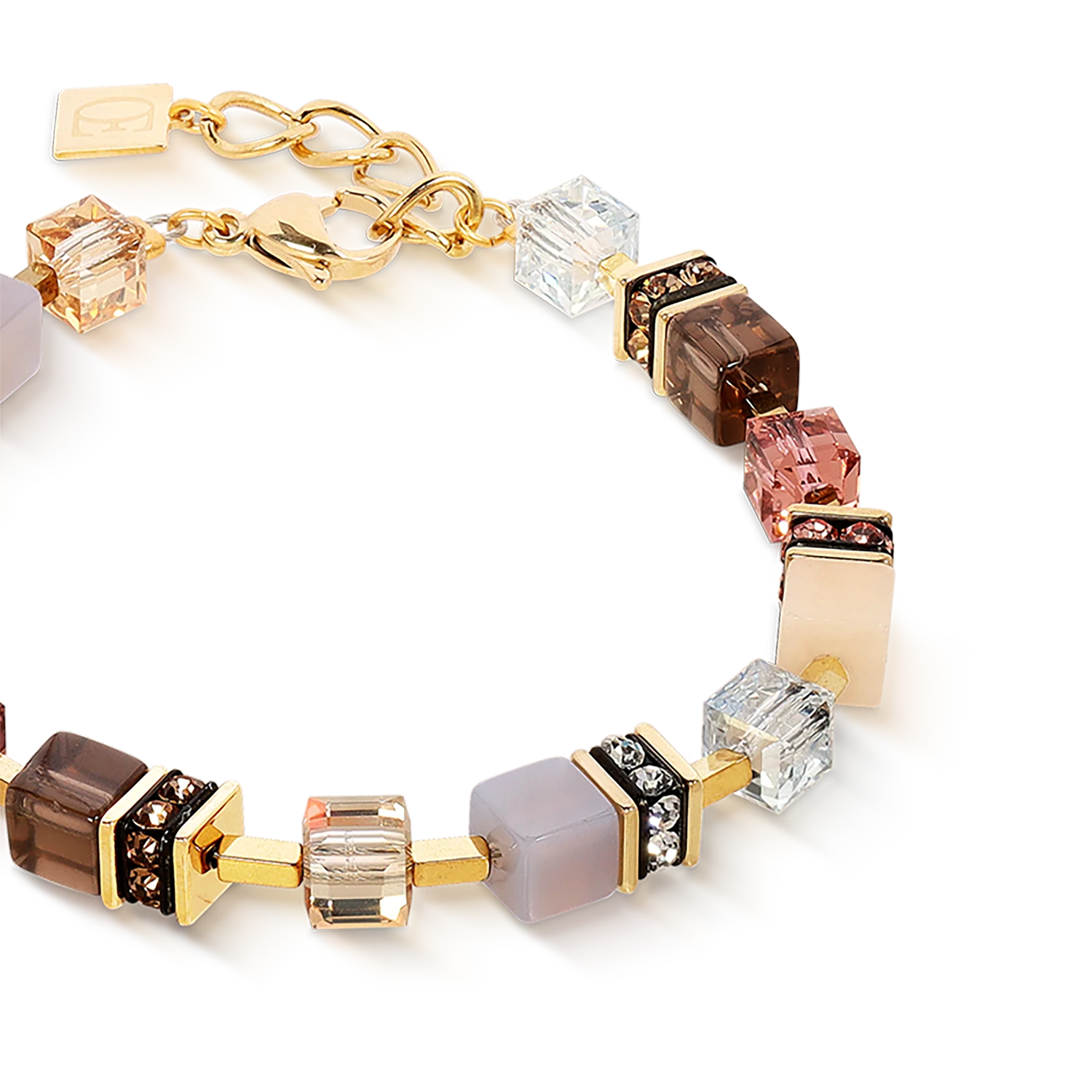GeoCUBE® Precious Statement bracelet golden Blush - Image 2
