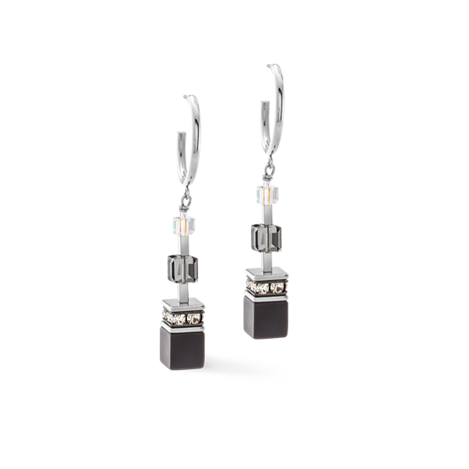 GeoCUBE® Precious Statement earring Crystal Shadow - Image 2