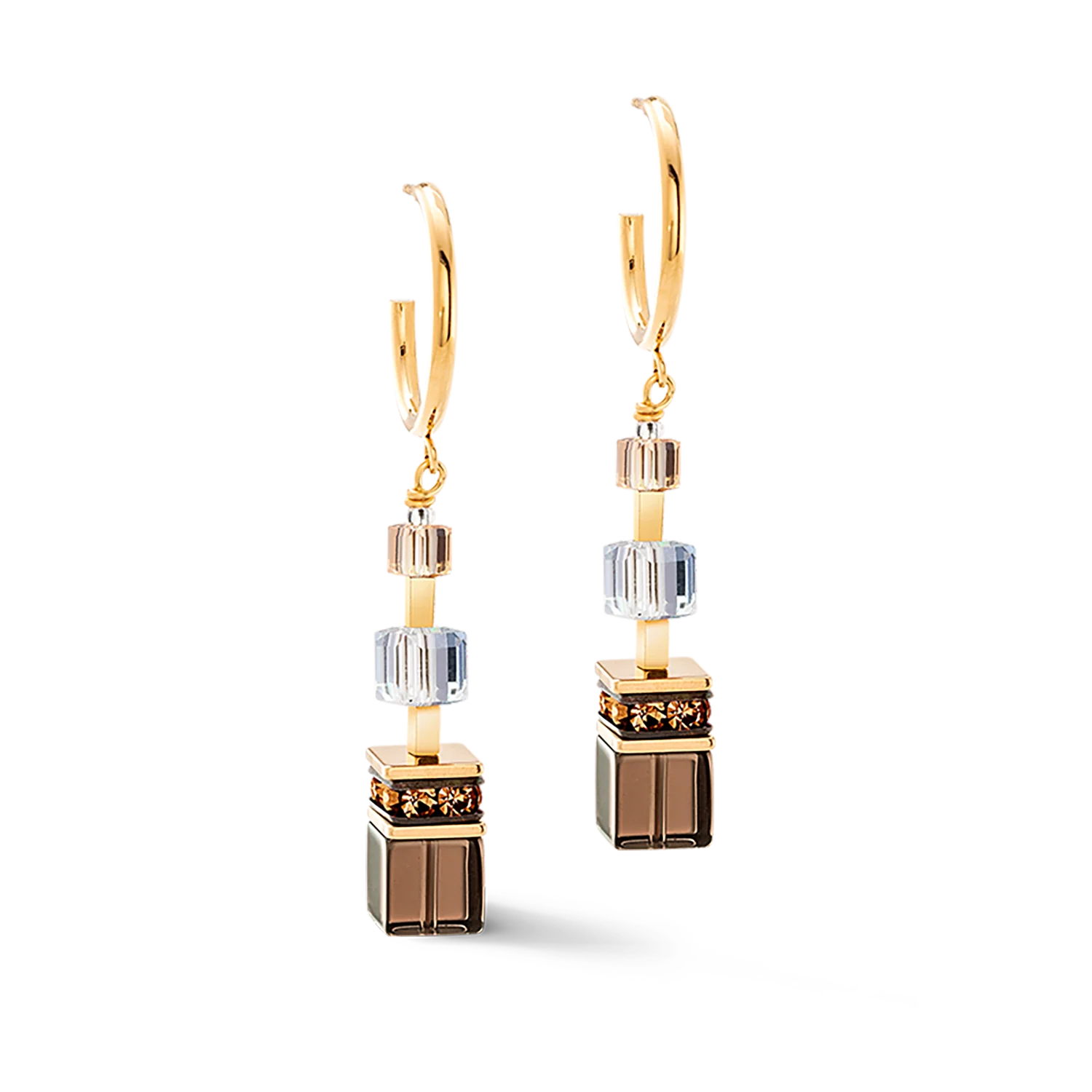 GeoCUBE® Precious Statement earring golden Blush - Image 2