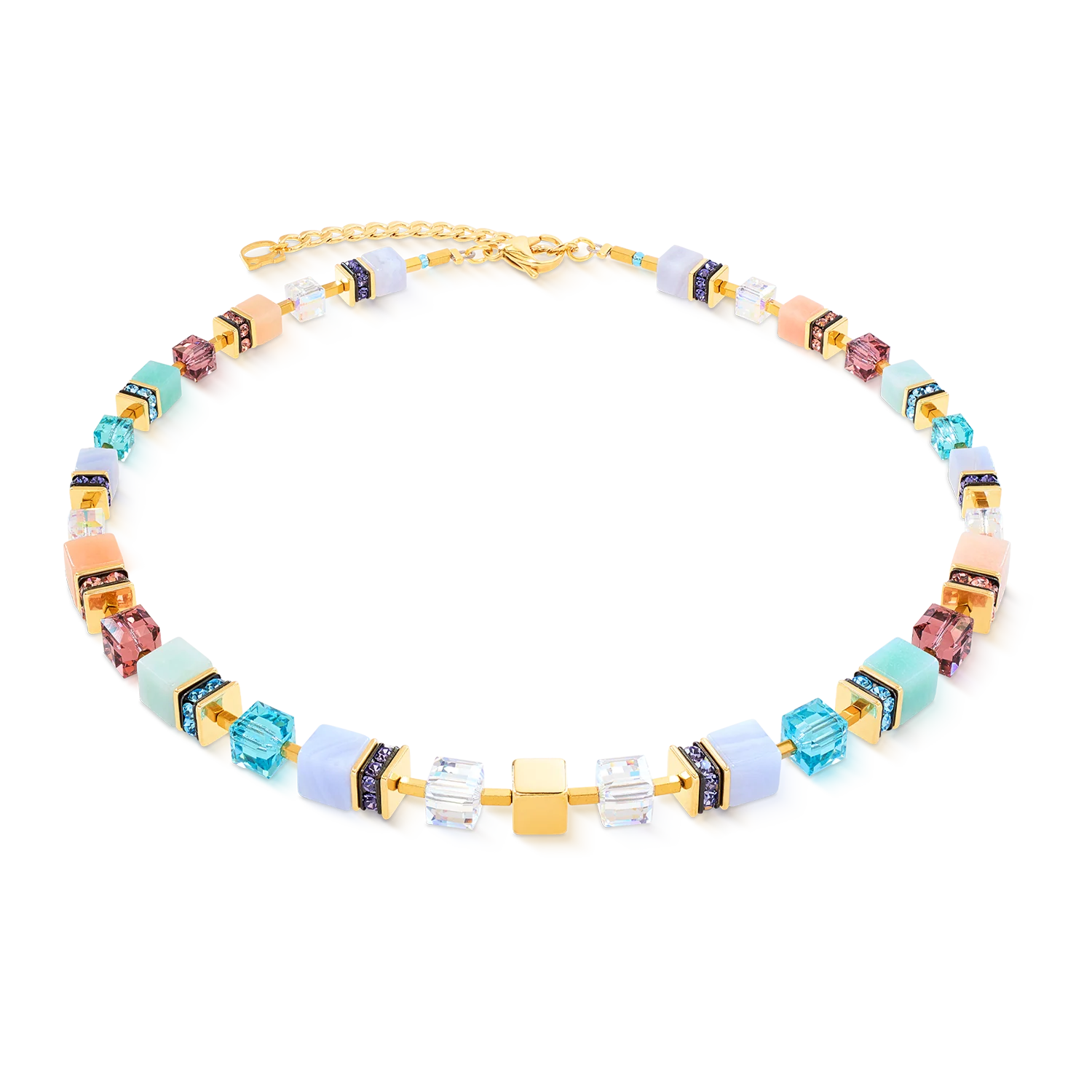 GeoCUBE® Precious Statement necklace Art Nouveau