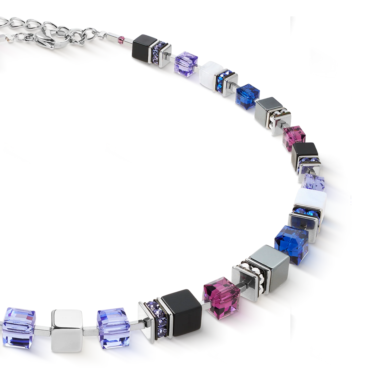 GeoCUBE® Precious Statement necklace Blue Moon - Image 2