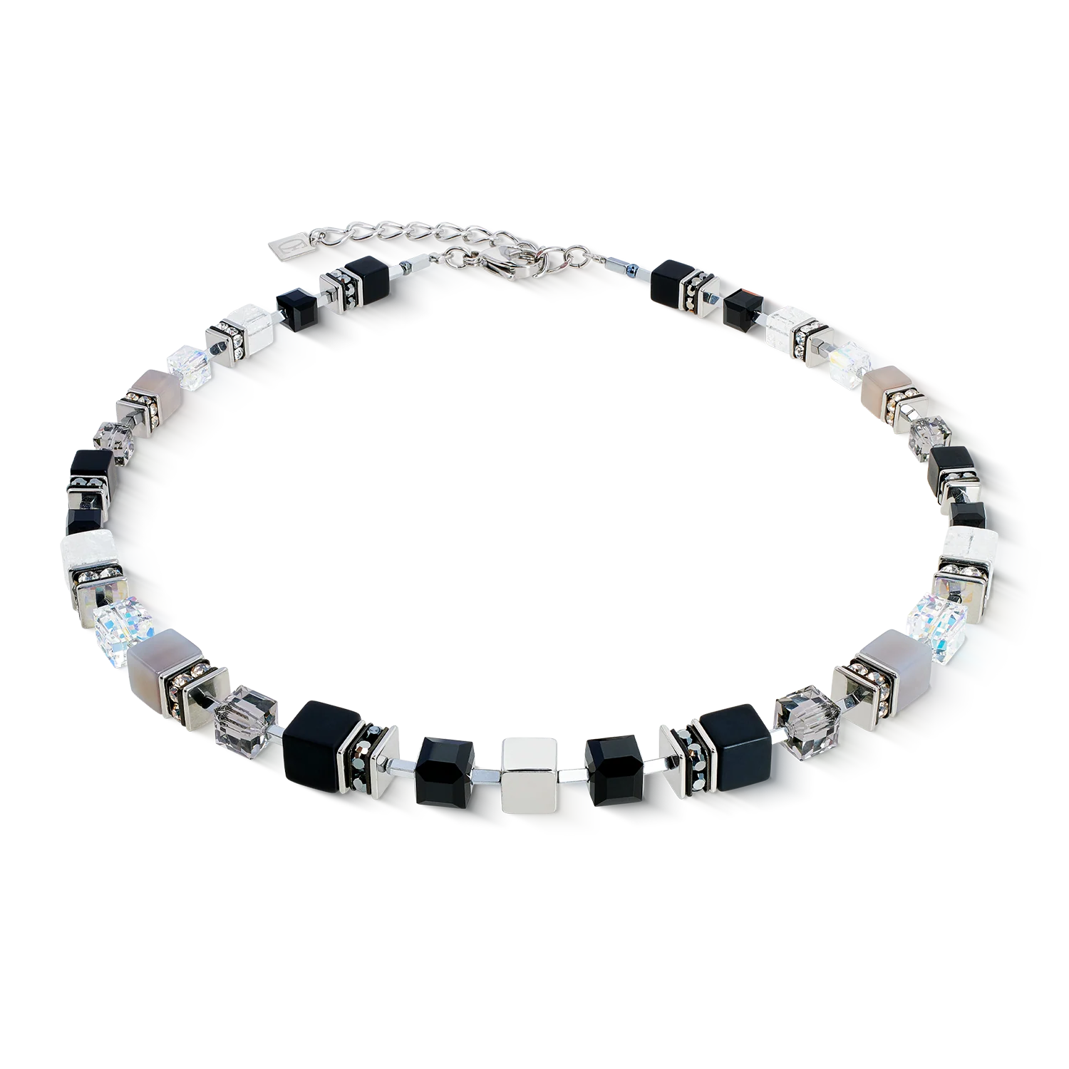 GeoCUBE® Precious Statement necklace Crystal Shadow