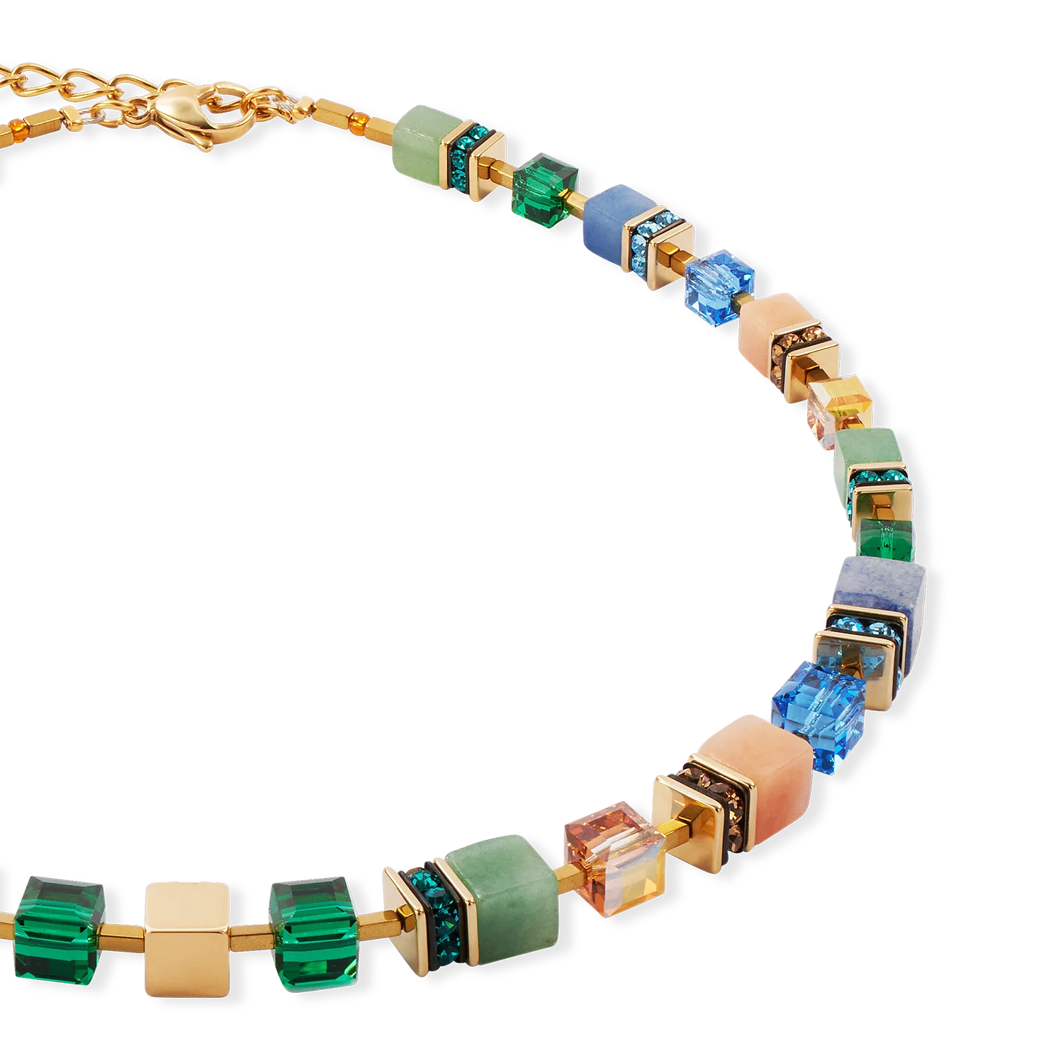 GeoCUBE® Precious Statement necklace gold-spring - Image 2