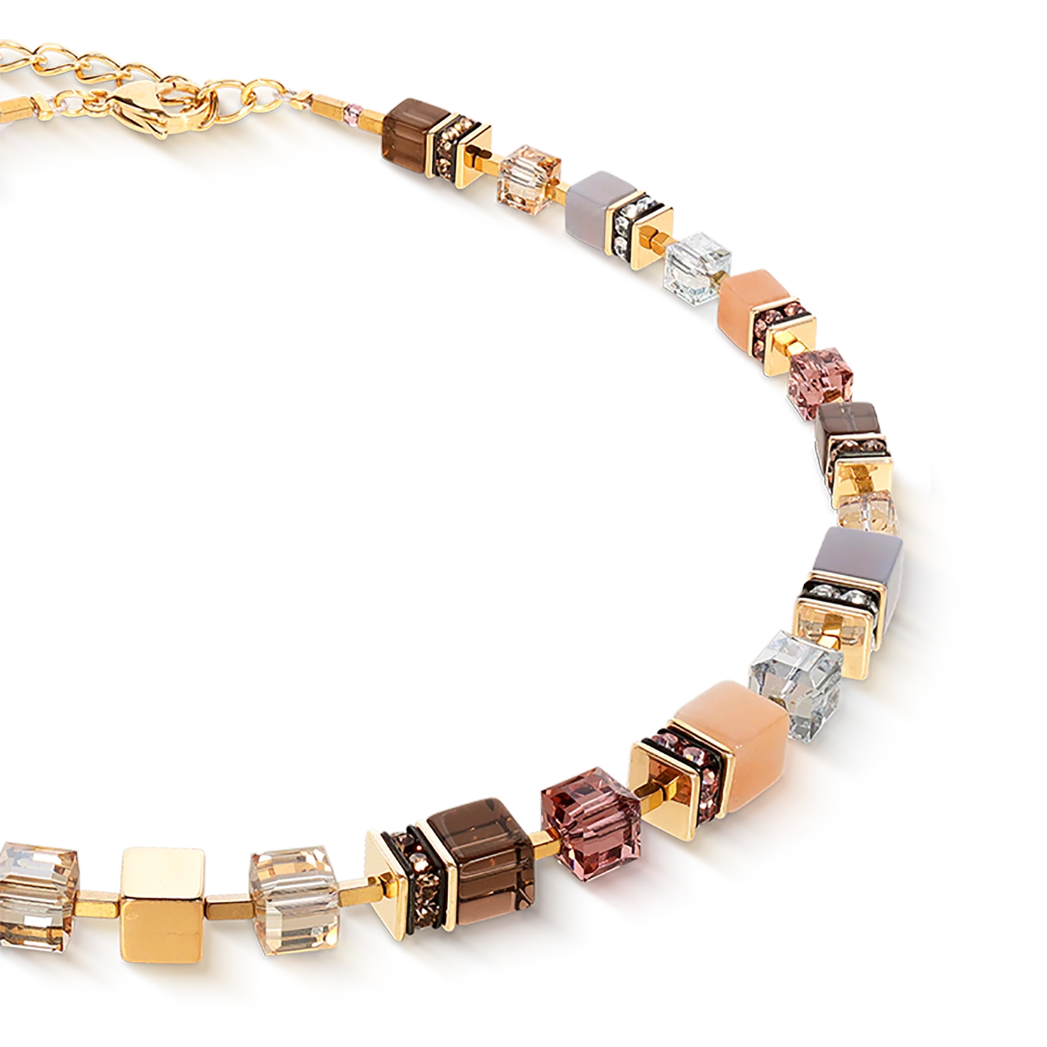 GeoCUBE® Precious Statement necklace golden Blush - Image 2