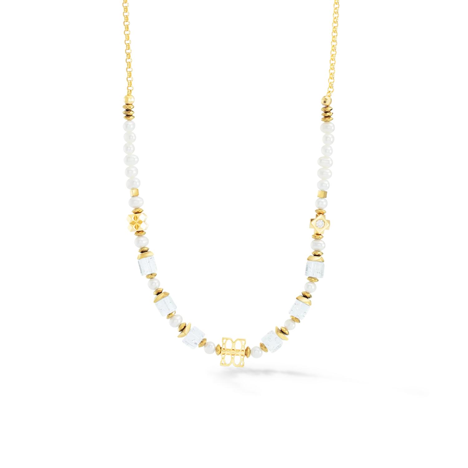 ICONIC Collection Signature necklace gold-white - Image 2