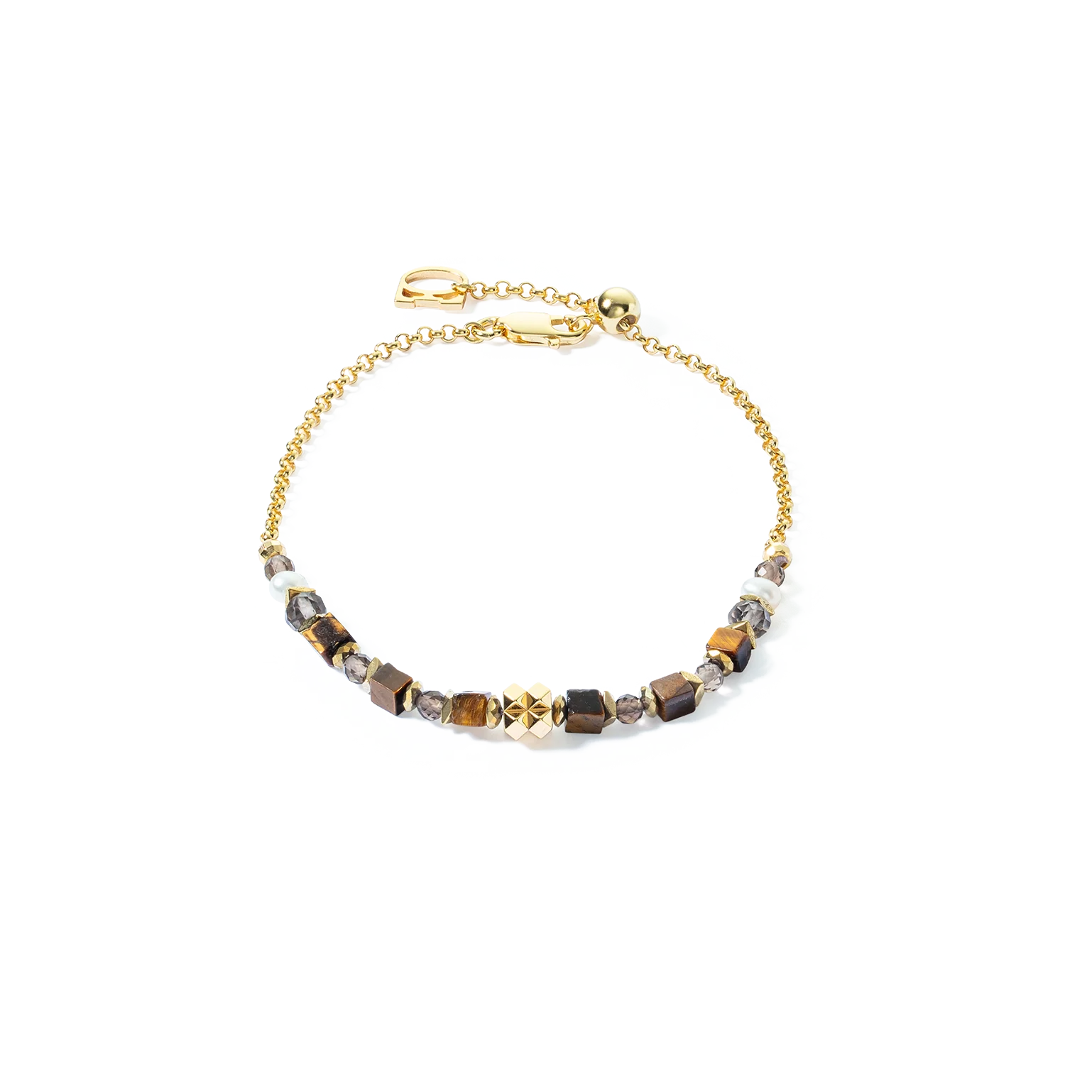 ICONIC Collection Spike bracelet gold-brown