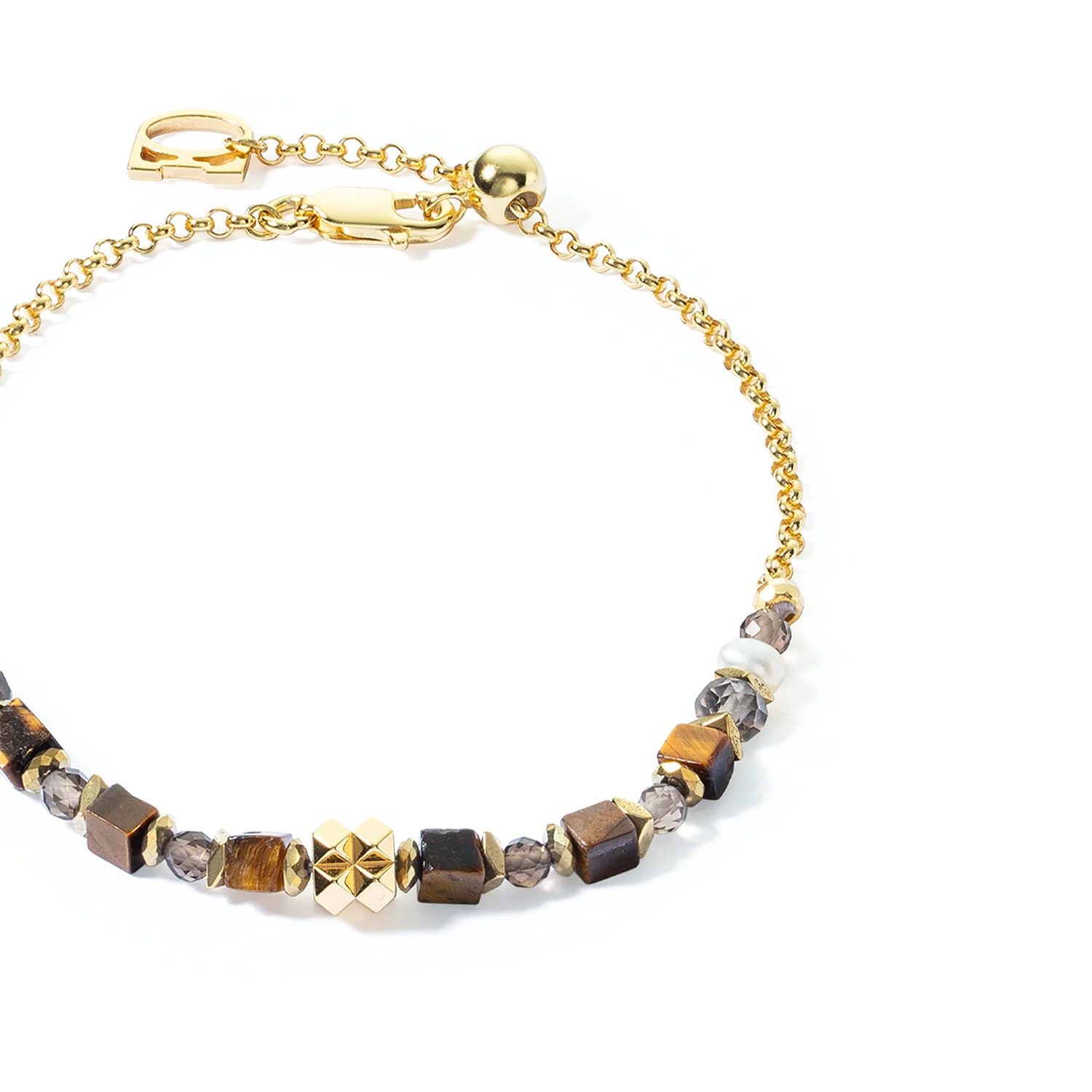 ICONIC Collection Spike bracelet gold-brown - Image 2