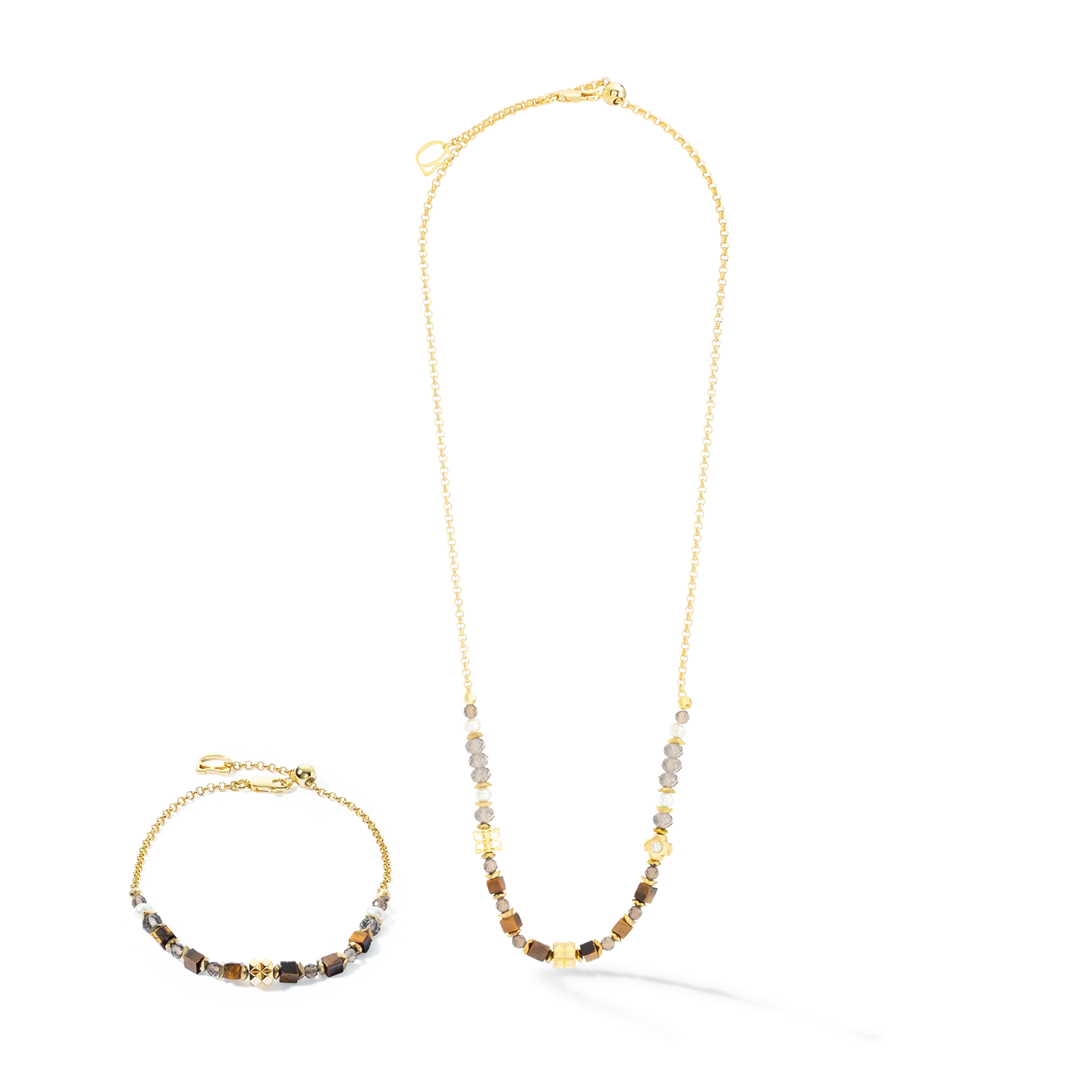 ICONIC Collection Spike necklace gold-brown - Image 3
