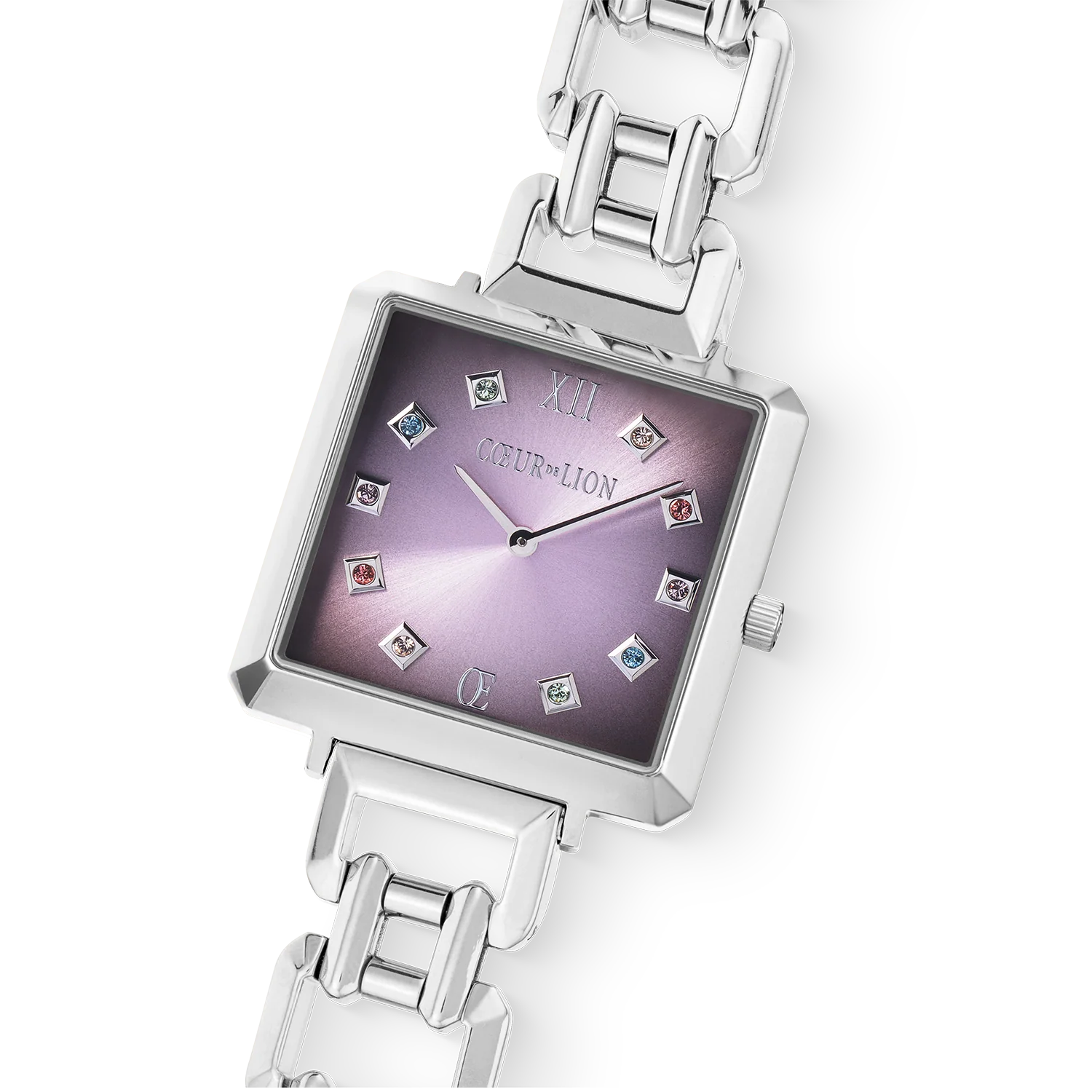 Iconic Cube Statement Watch Orchid Ice silver - Image 2