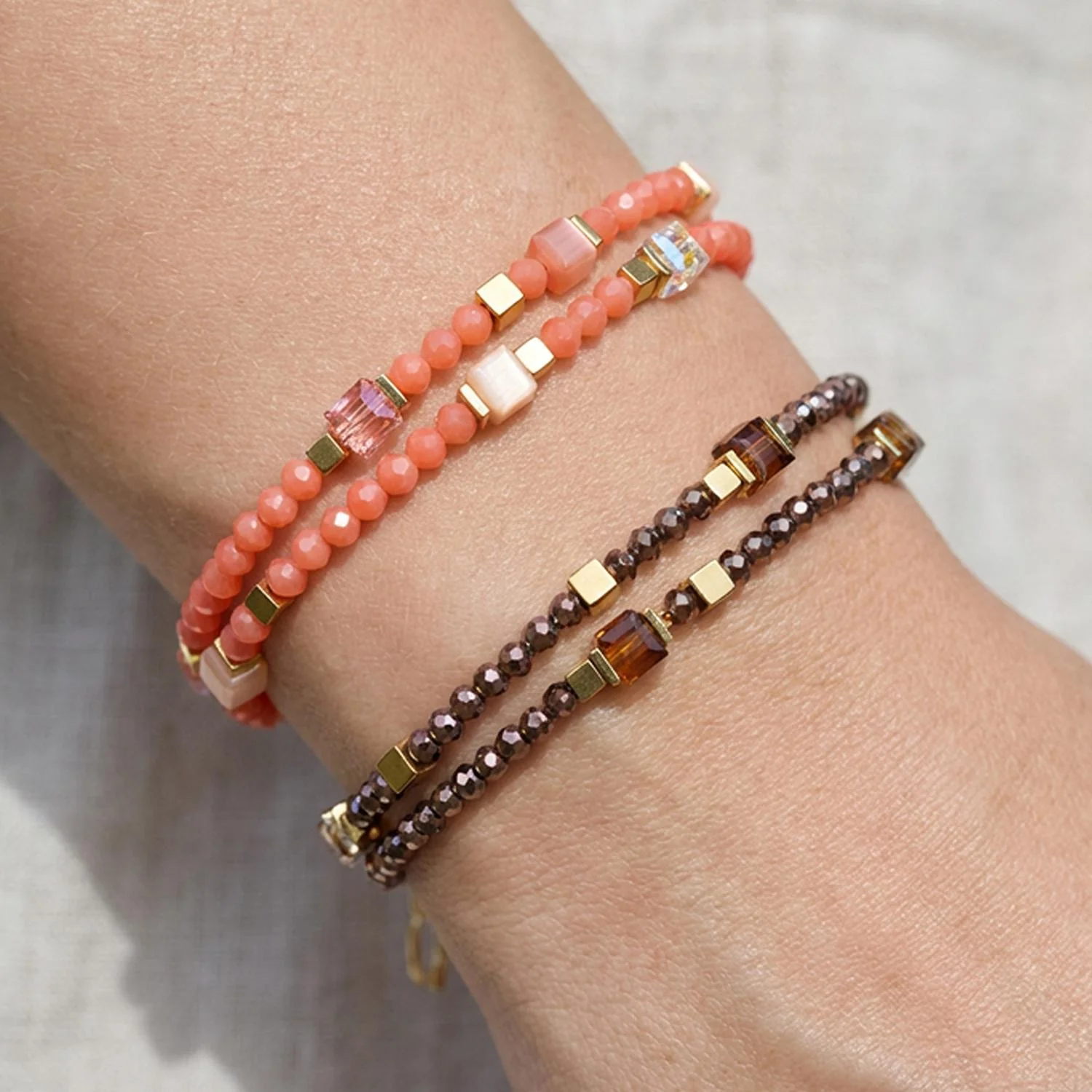 Joyful Colours Flex Bracelet gold-orange - Image 4