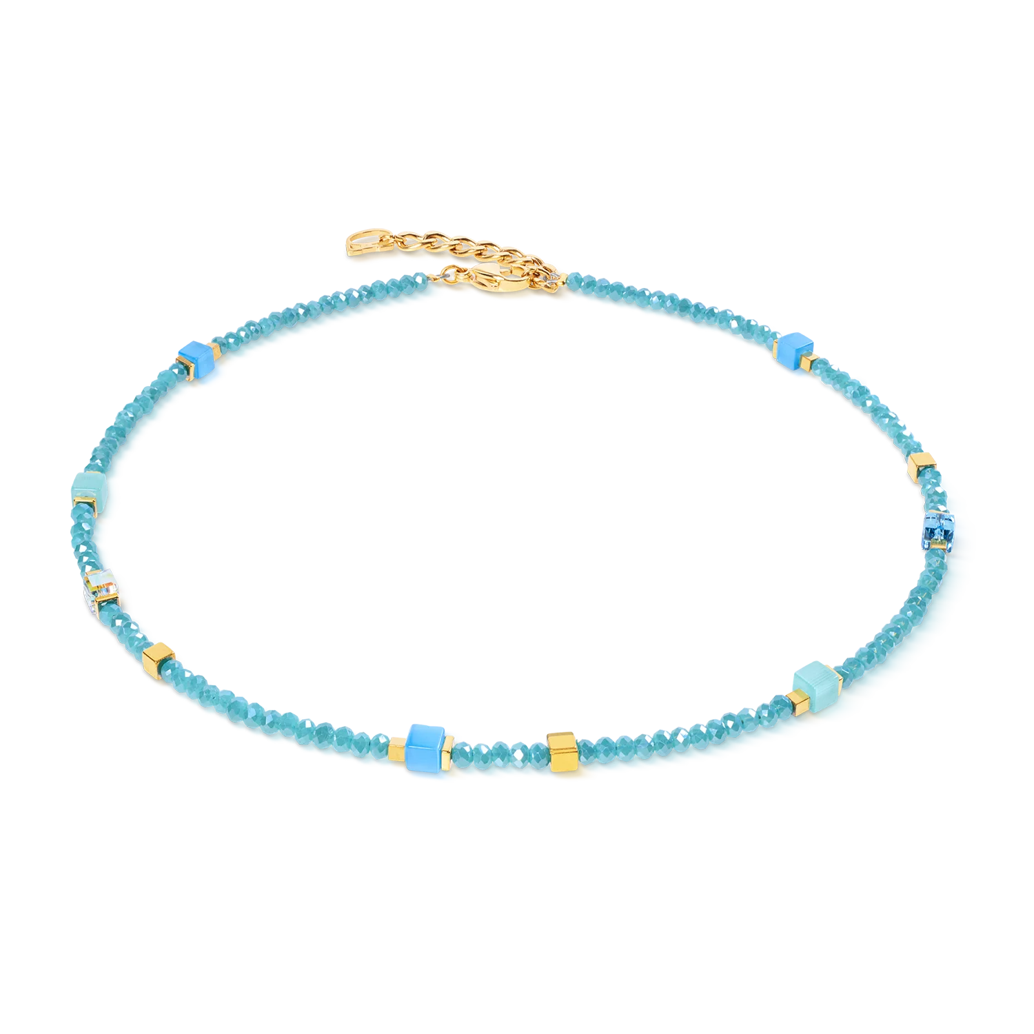 Joyful Colours Flex Bracelet gold-turquoise - Image 4