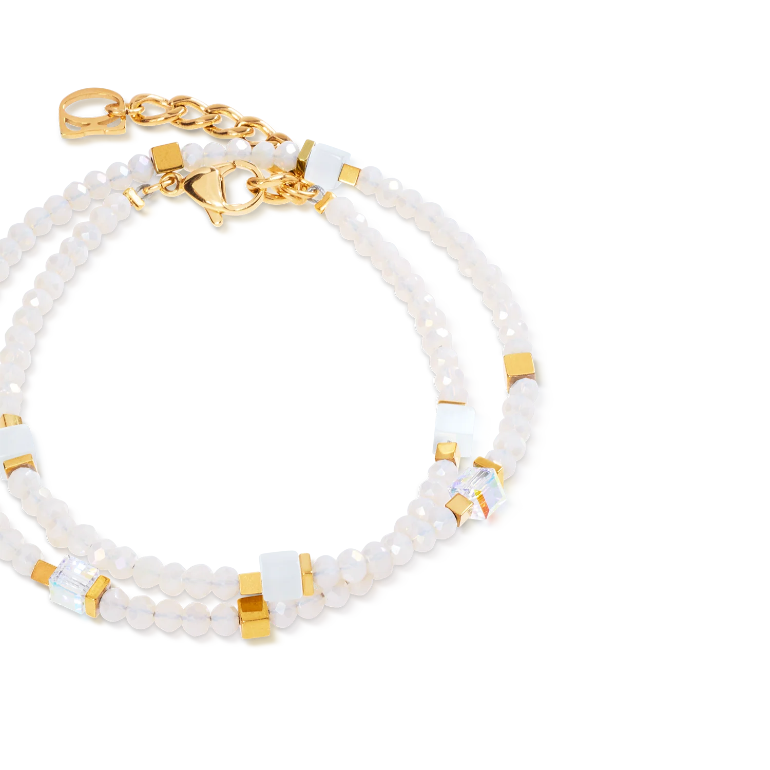 Joyful Colours Flex Bracelet gold-white - Image 2