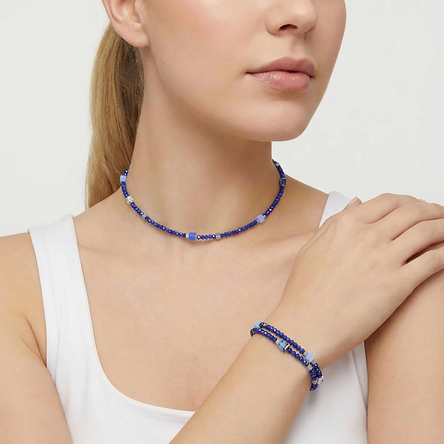 Joyful Colours Flex Bracelet silver-blue - Image 3