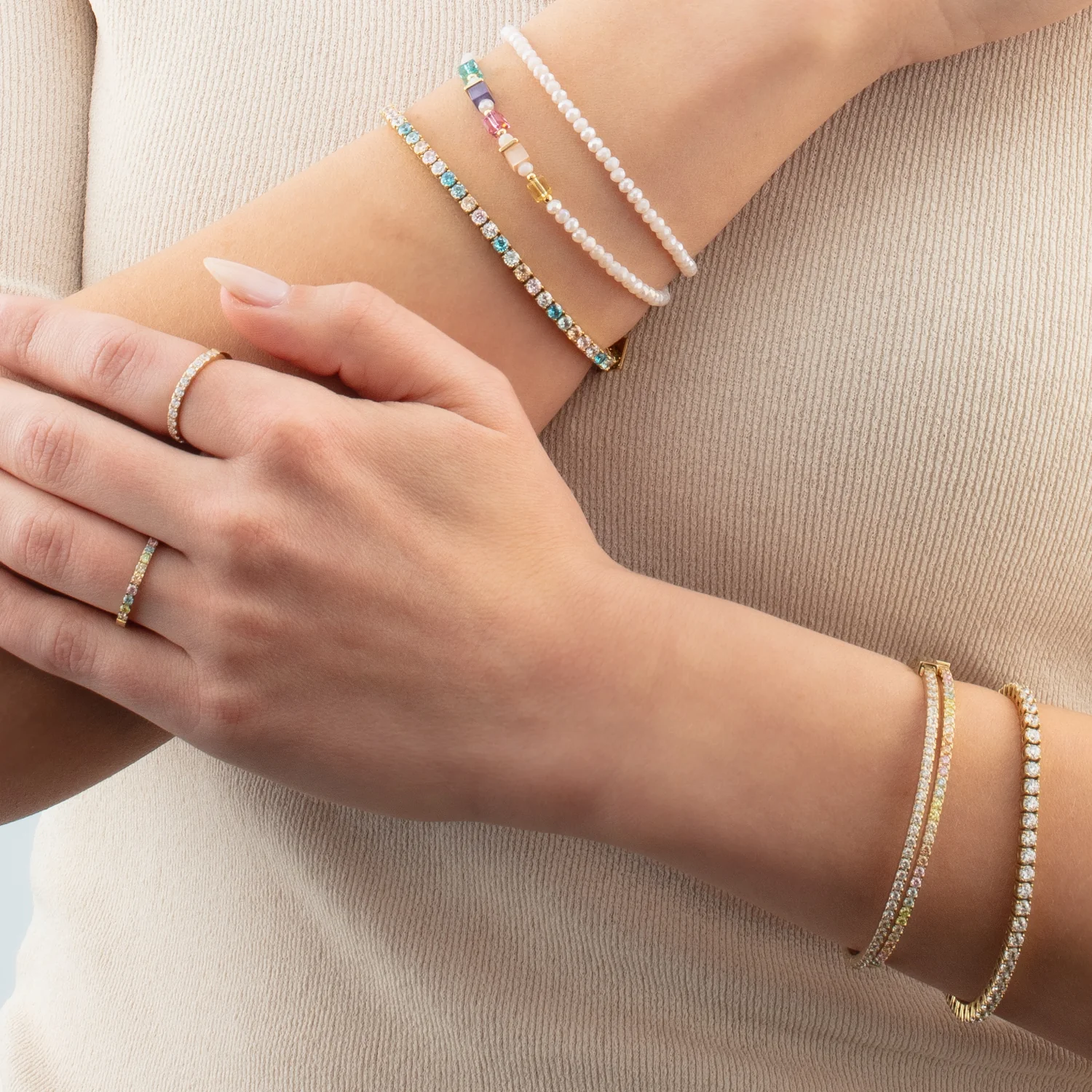 Joyful Colours Update Bracelet gold-multicolour - Image 4