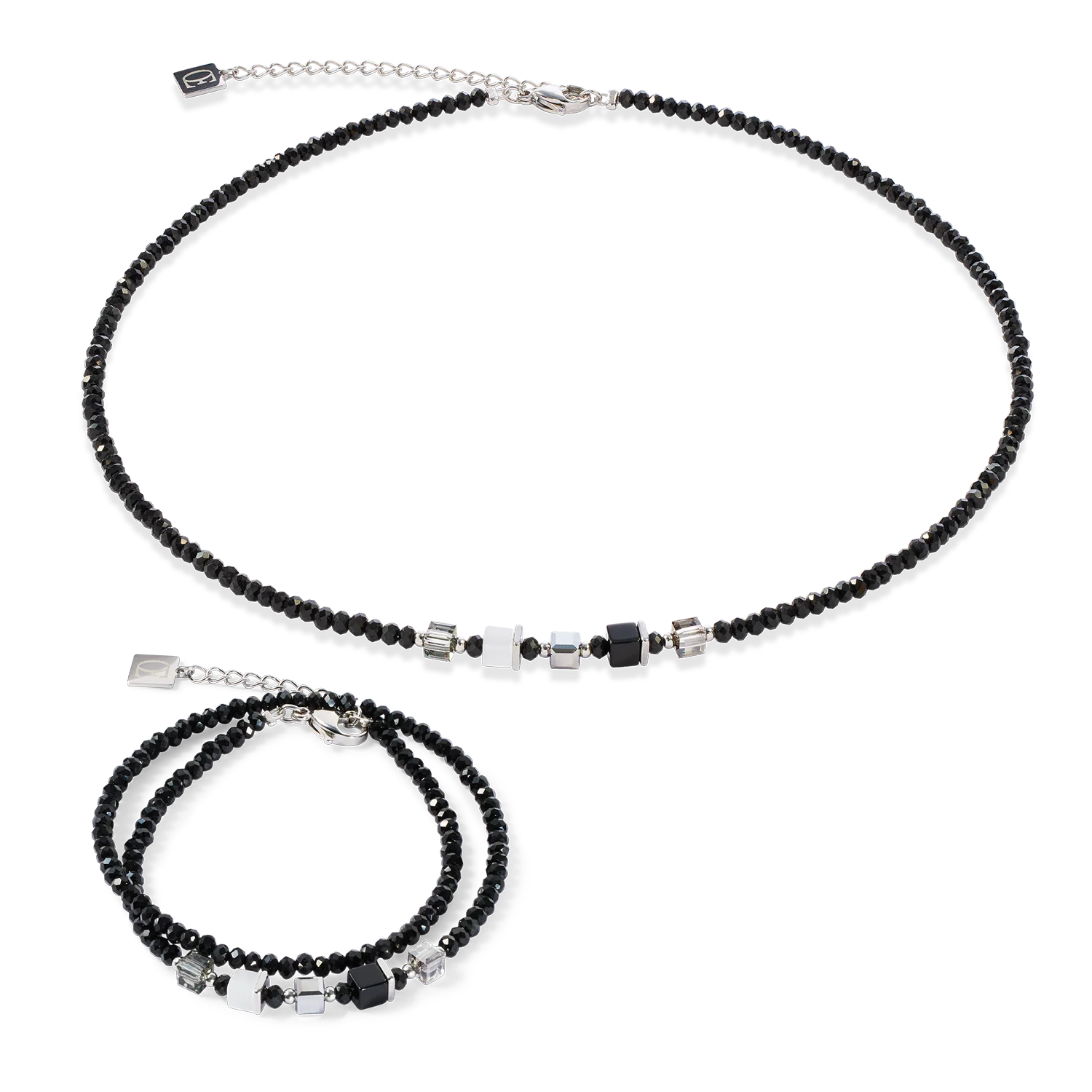 Joyful Colours Update Necklace silver-black - Image 3