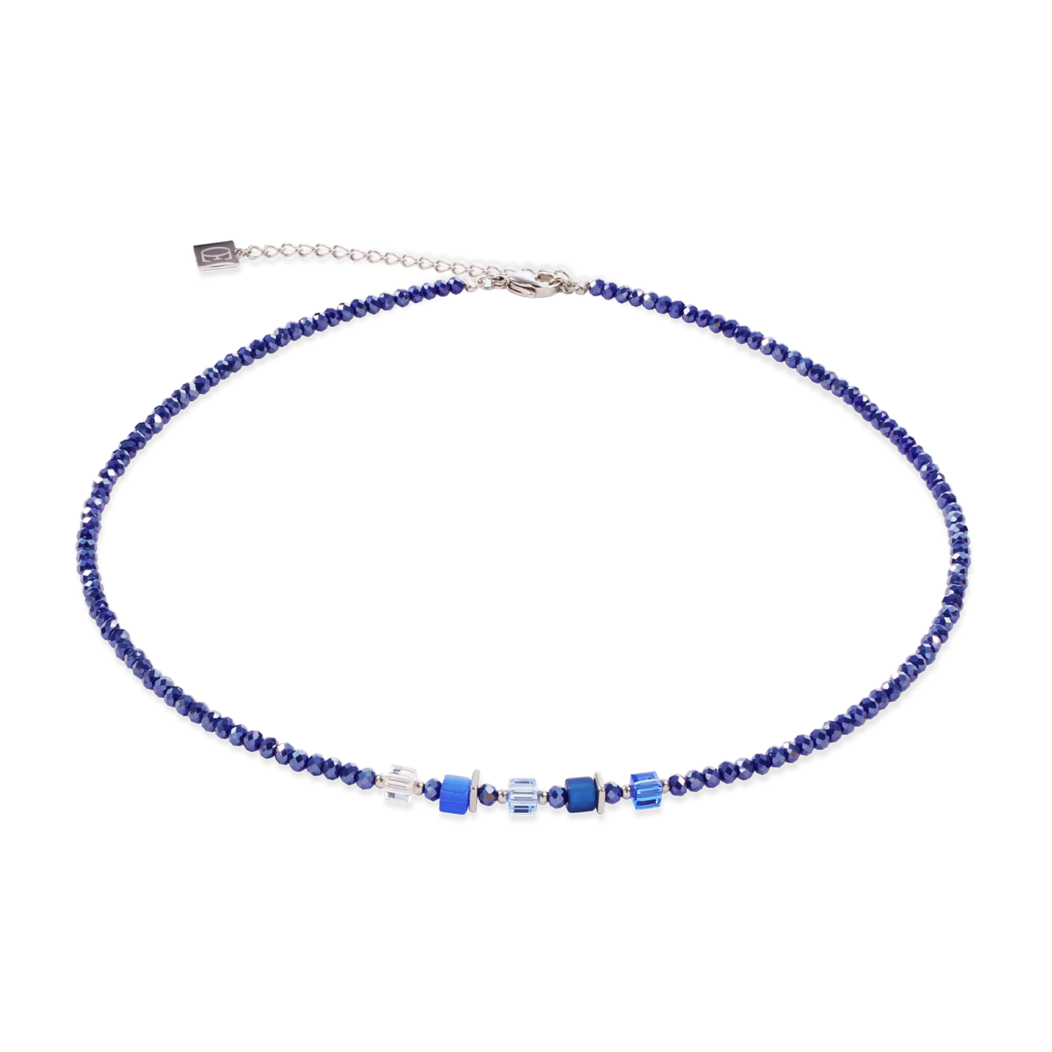 Joyful Colours Update Necklace silver-blue