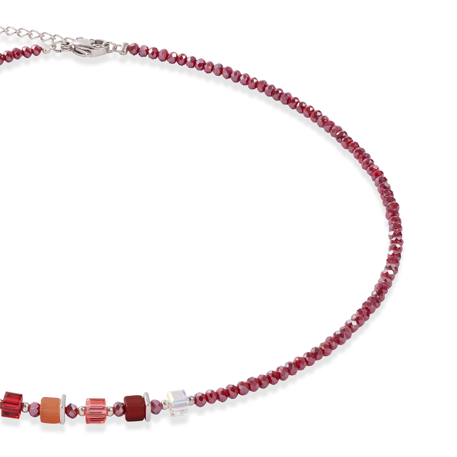 Joyful Colours Update Necklace silver-red - Image 2