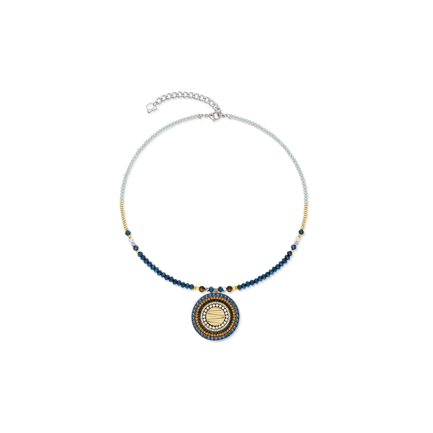 Necklace Amulet Modern Future Motion bicolour