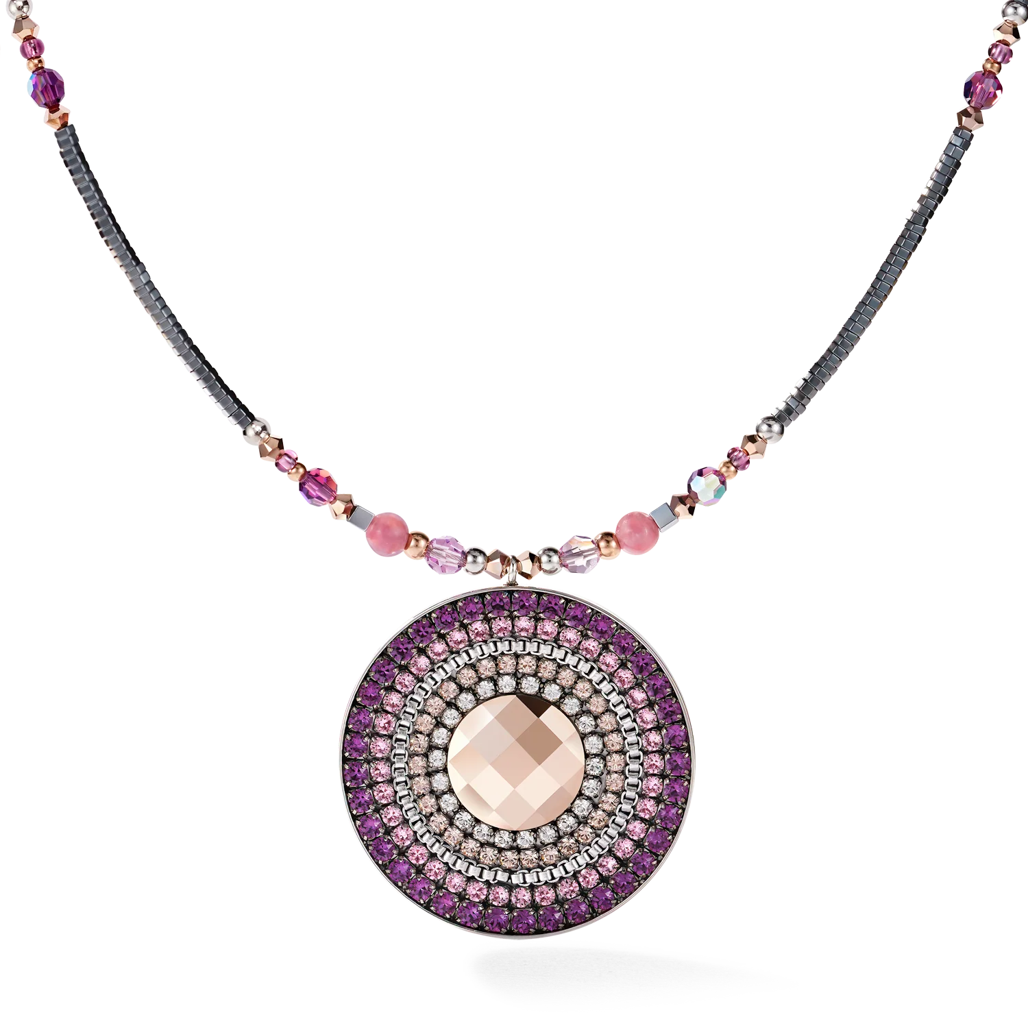 Necklace Amulet small Crystals & lepidolite amethyste - Image 4