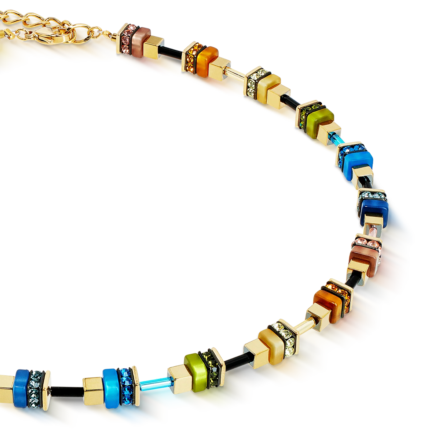Necklace Autumn Glow Cube multicolour - Image 2