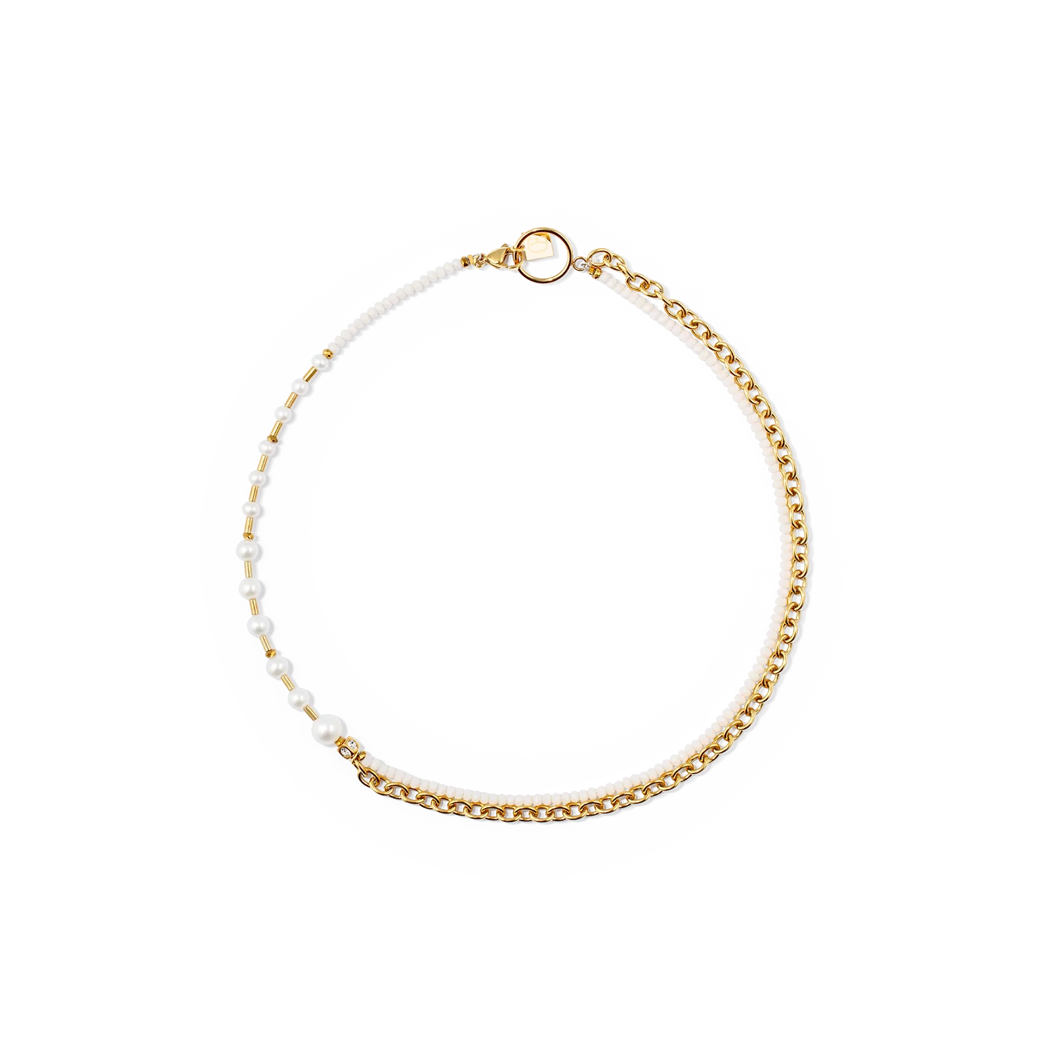 Necklace Chain & Pearl Fever white-gold - Image 5