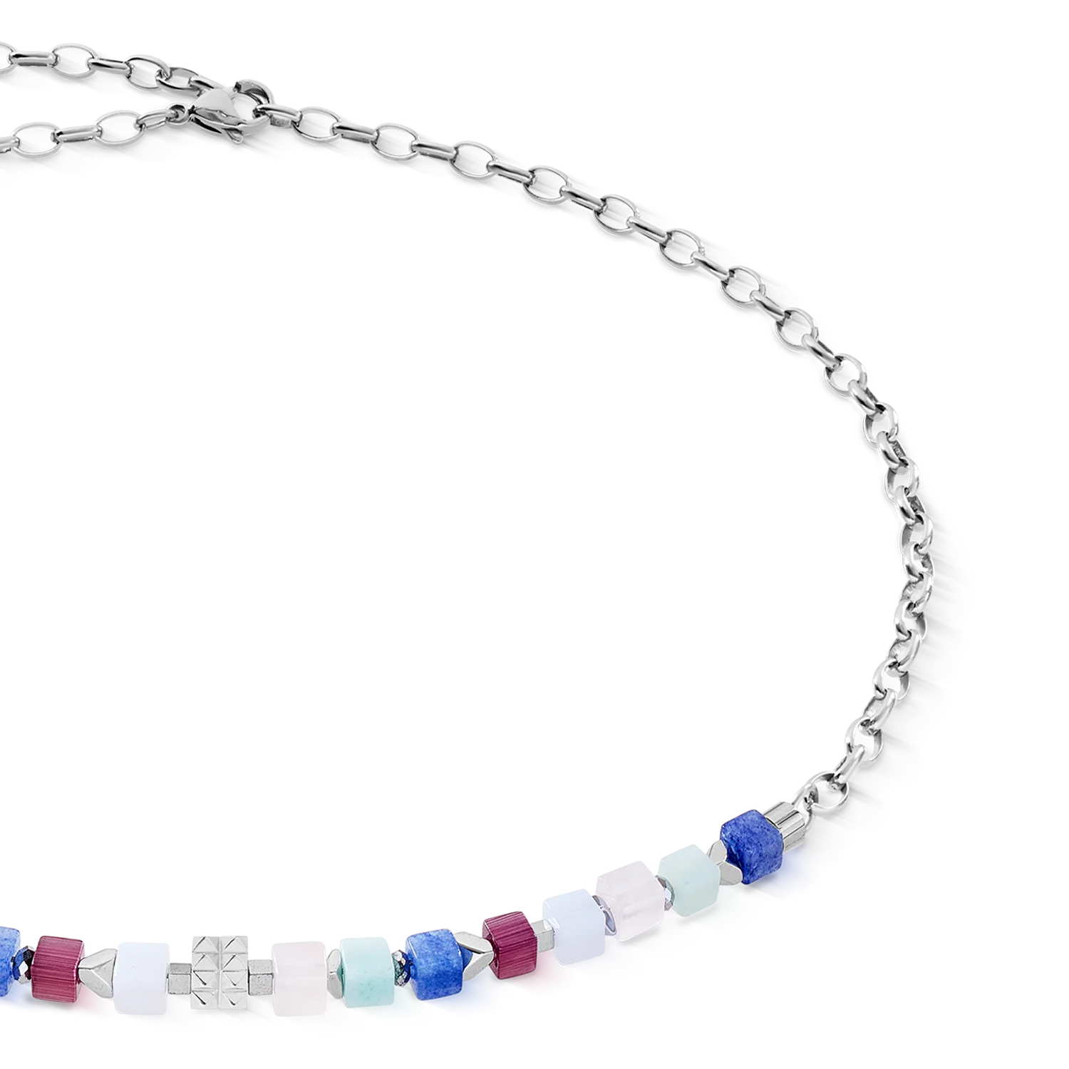 Necklace Cube Mosaic Lumina silver - Image 2