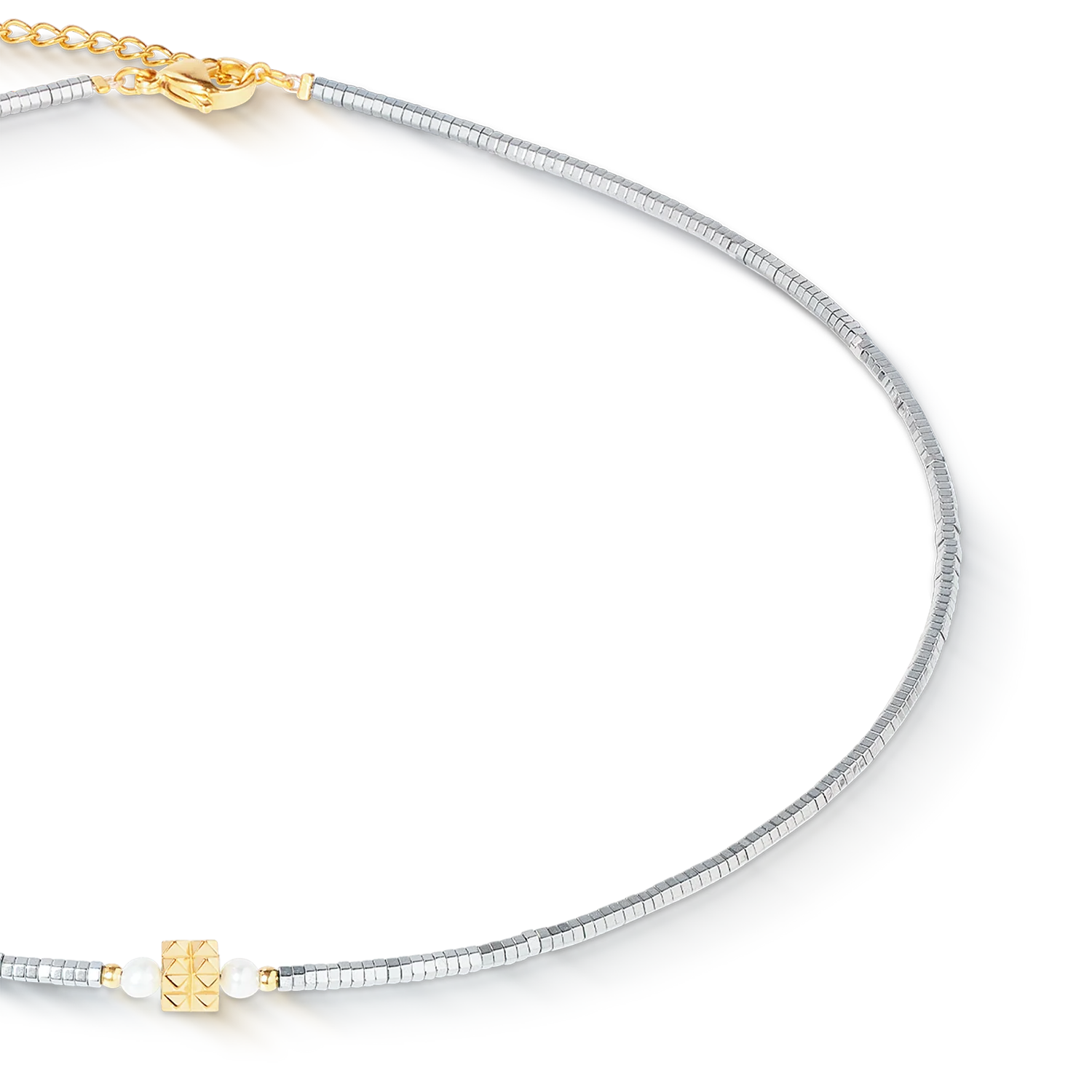 Necklace Edge & Grace silver-gold - Image 2