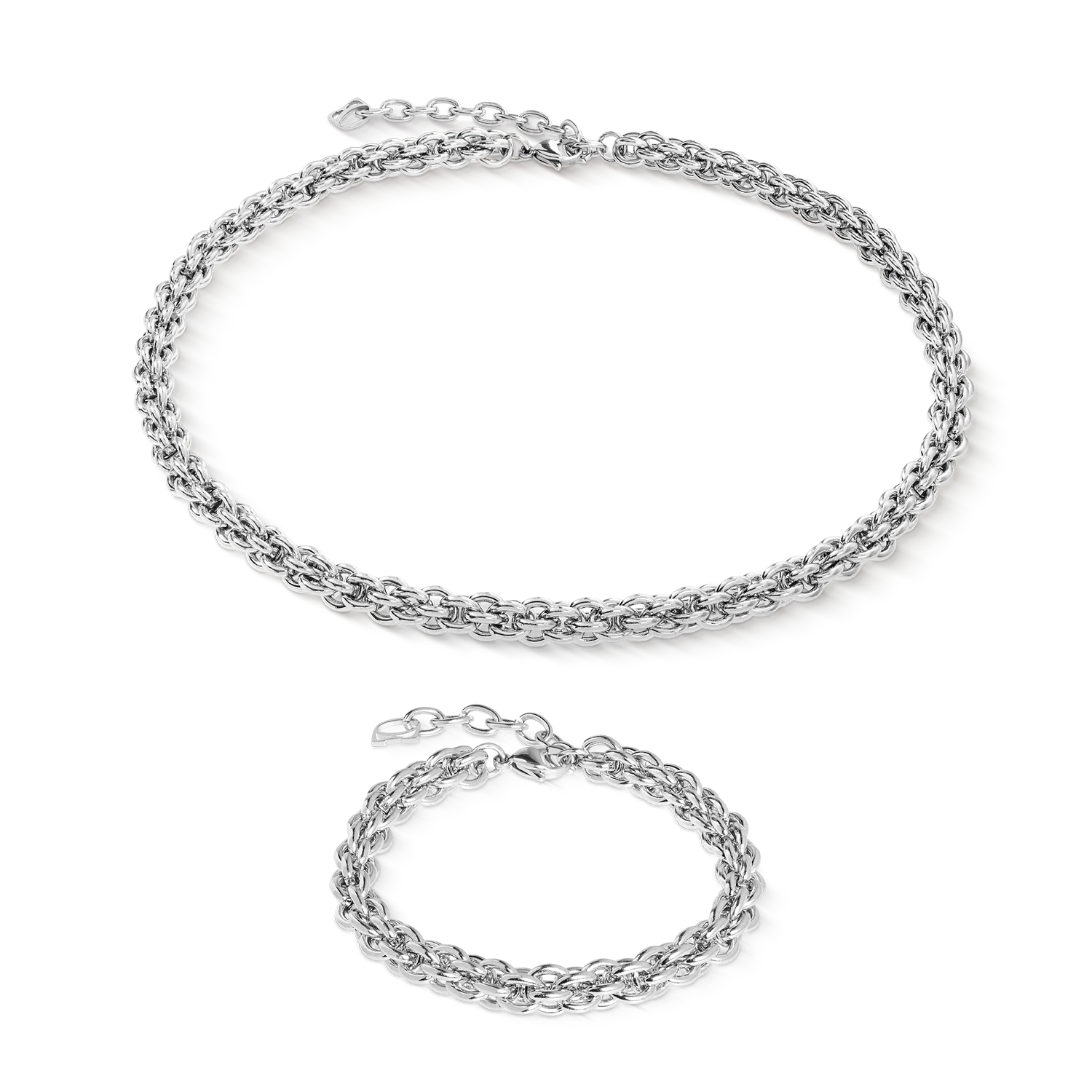 Necklace Mesh Chain Classic silver - Image 3