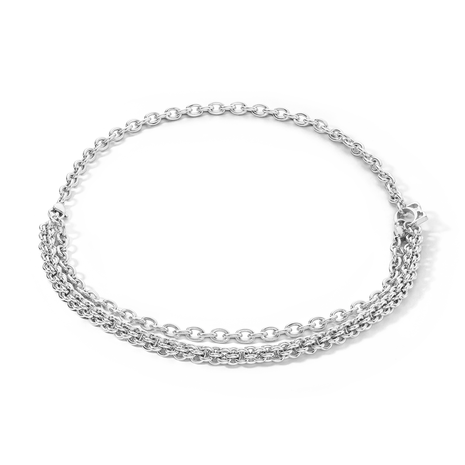 Necklace Mesh Chain silver - Image 5