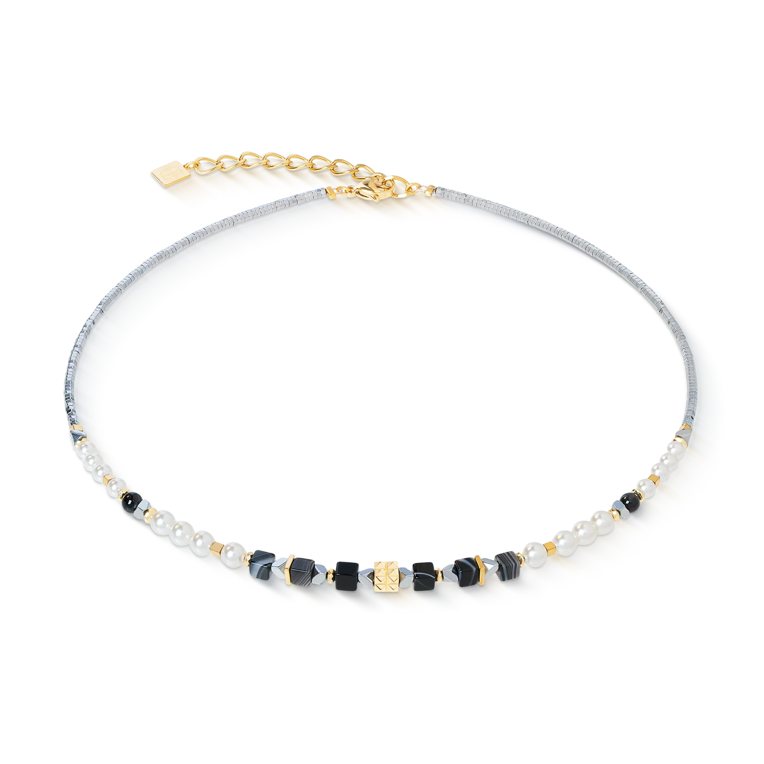Necklace Modern Elegance Spikes gold
