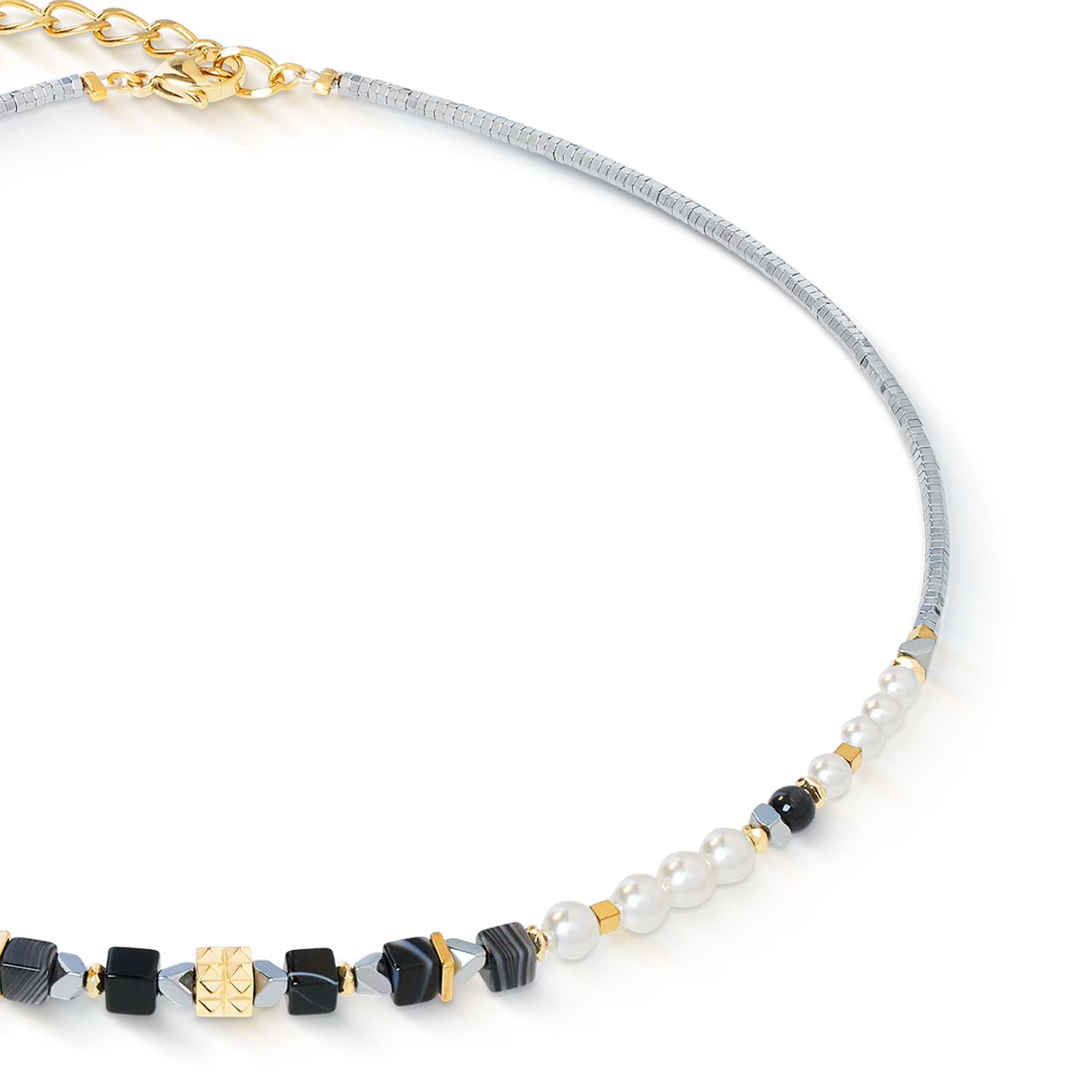 Necklace Modern Elegance Spikes gold - Image 2