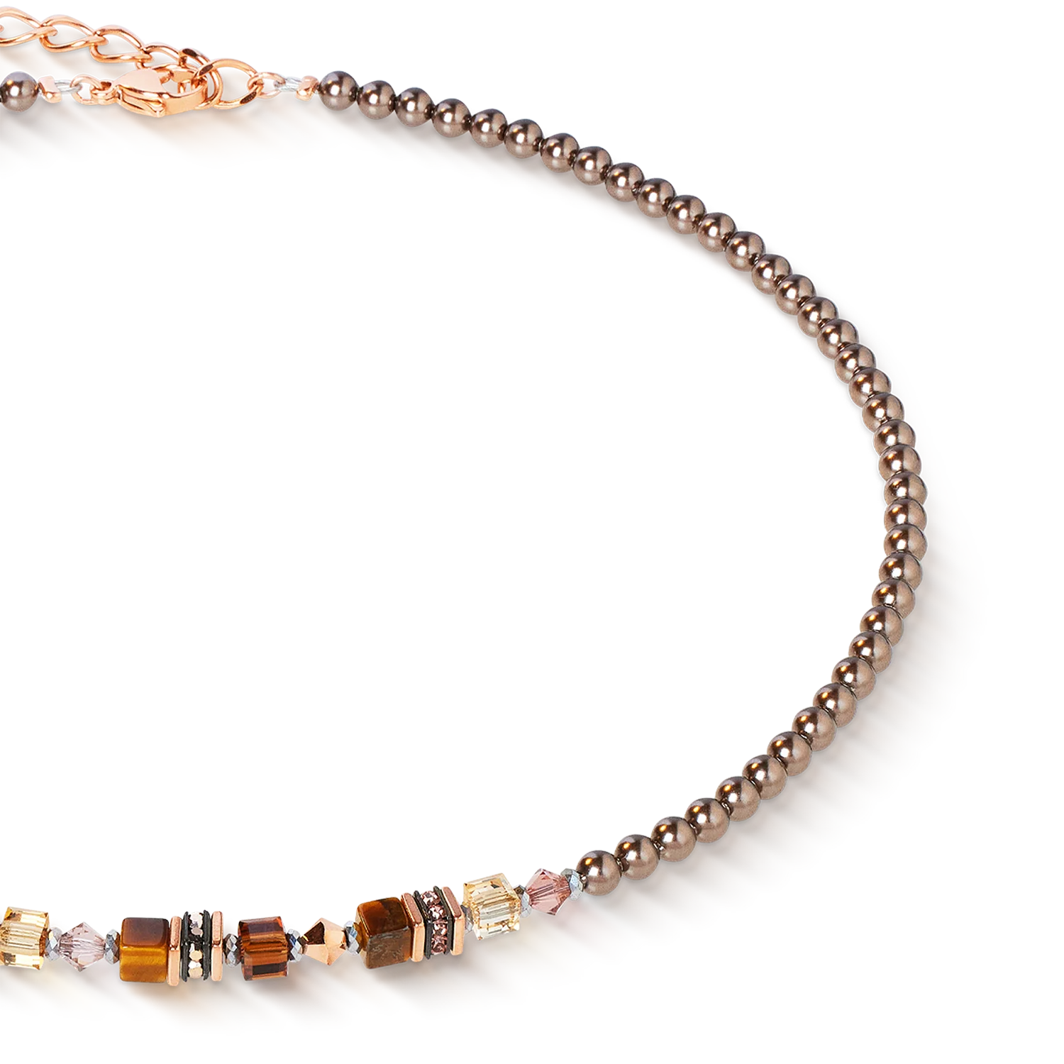 Necklace Princess Earth Glow rose gold-brown - Image 2