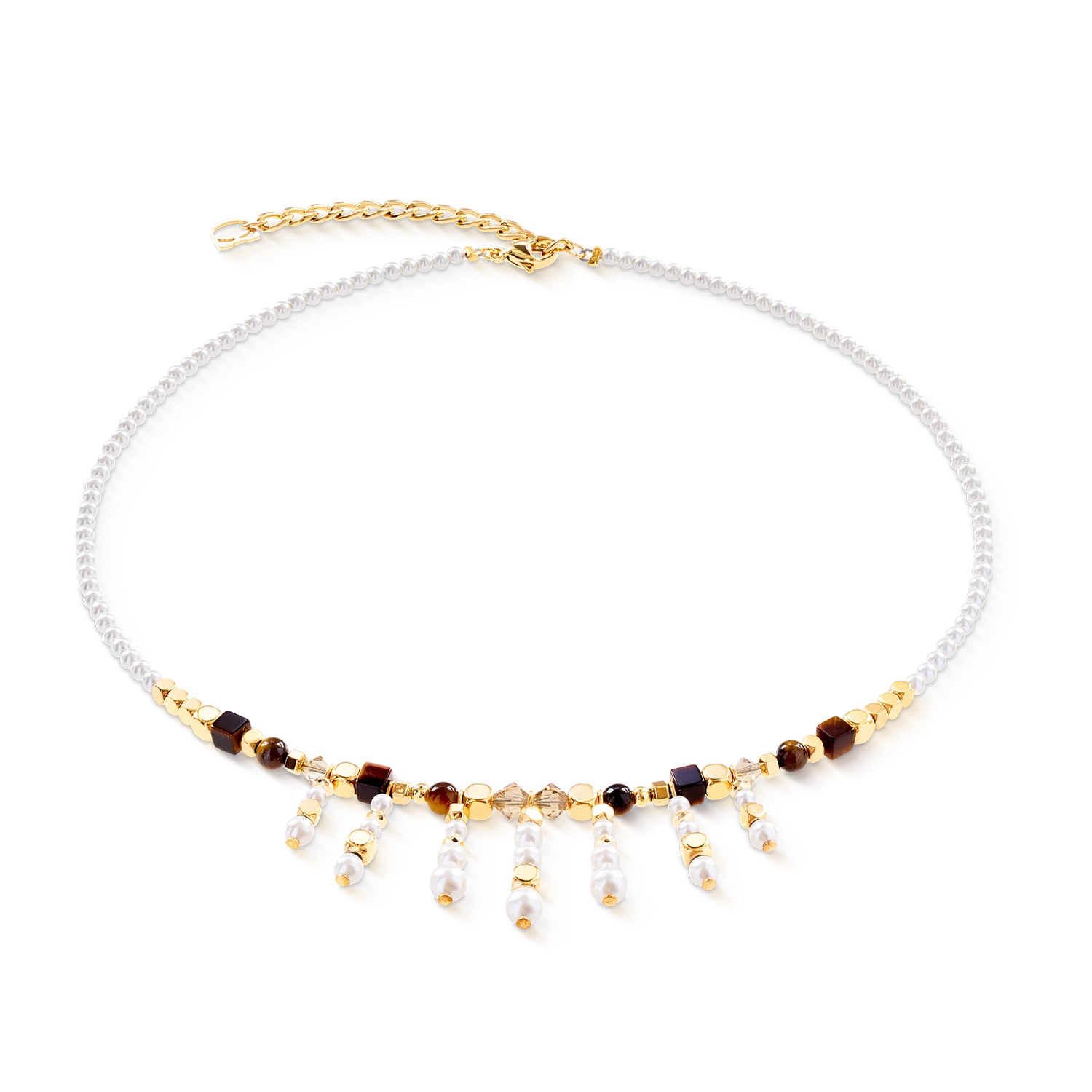 Necklace Princess Sunray gold-brown