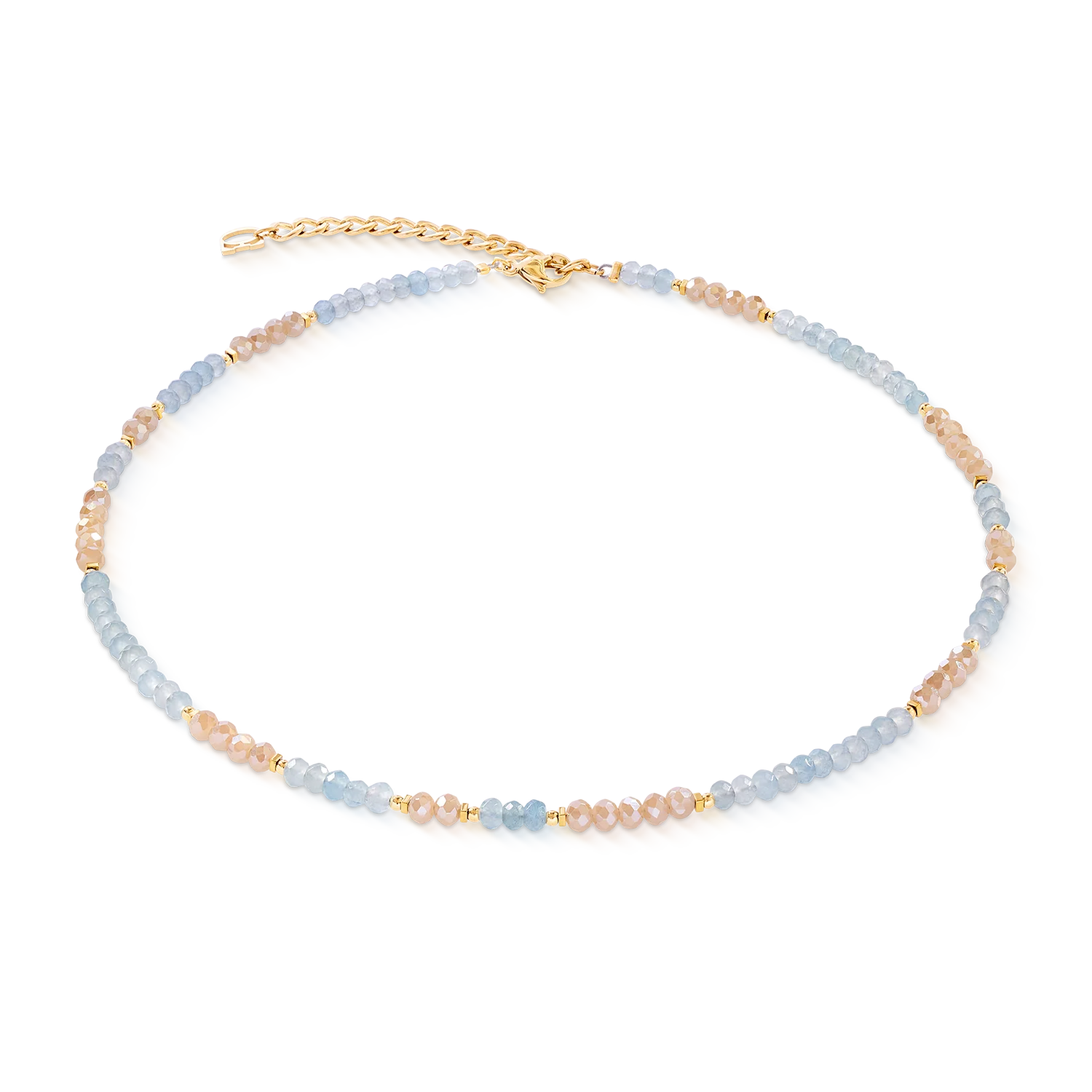 Necklace Rhythm Jade Sky gold