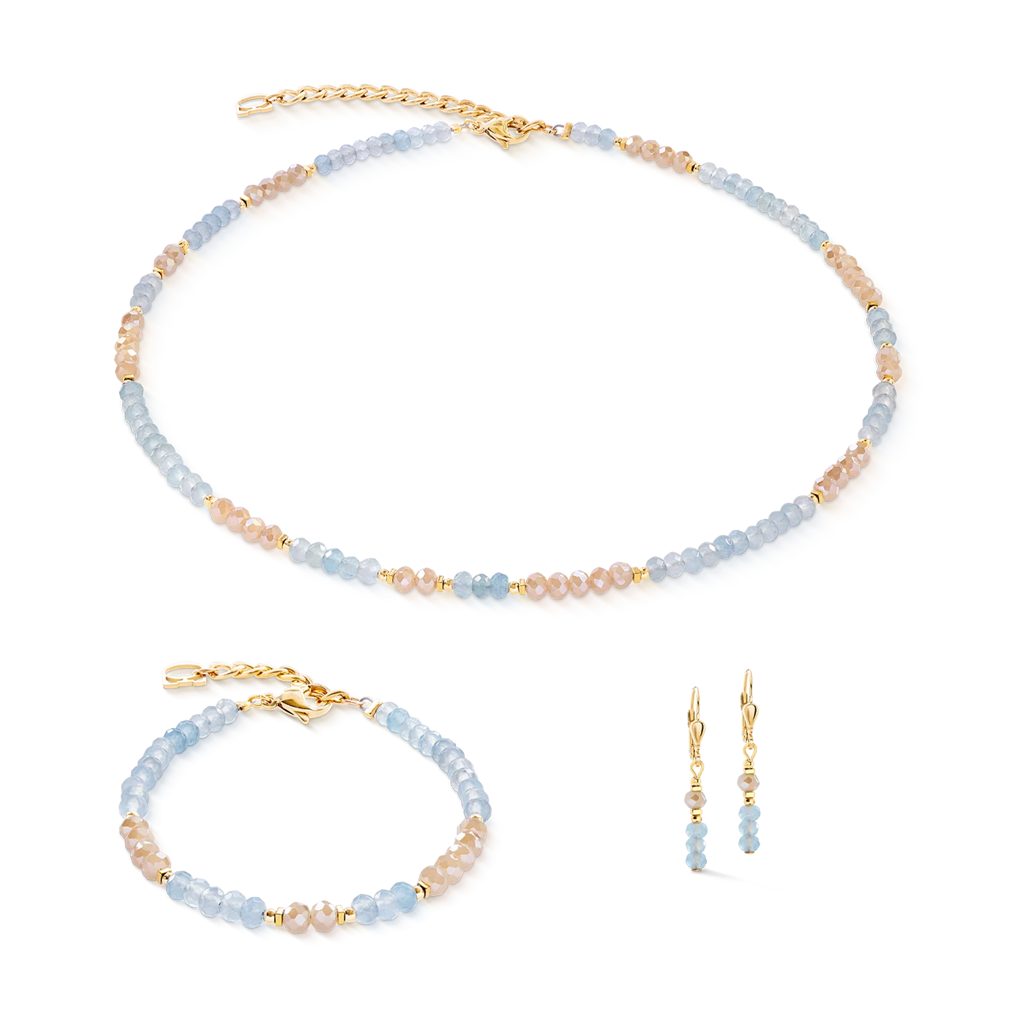 Necklace Rhythm Jade Sky gold - Image 3