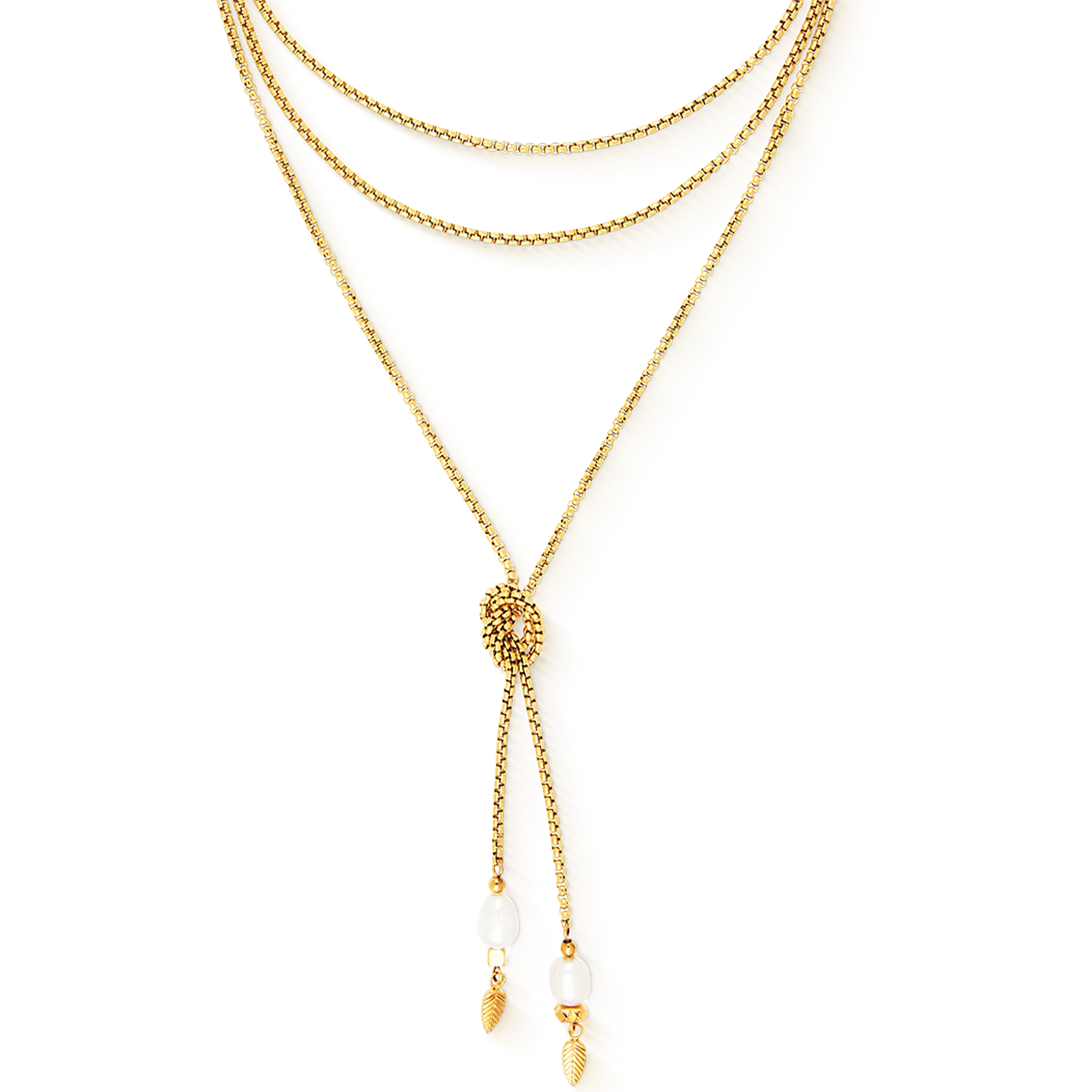 Necklace Serene Knot Chain gold - Image 2