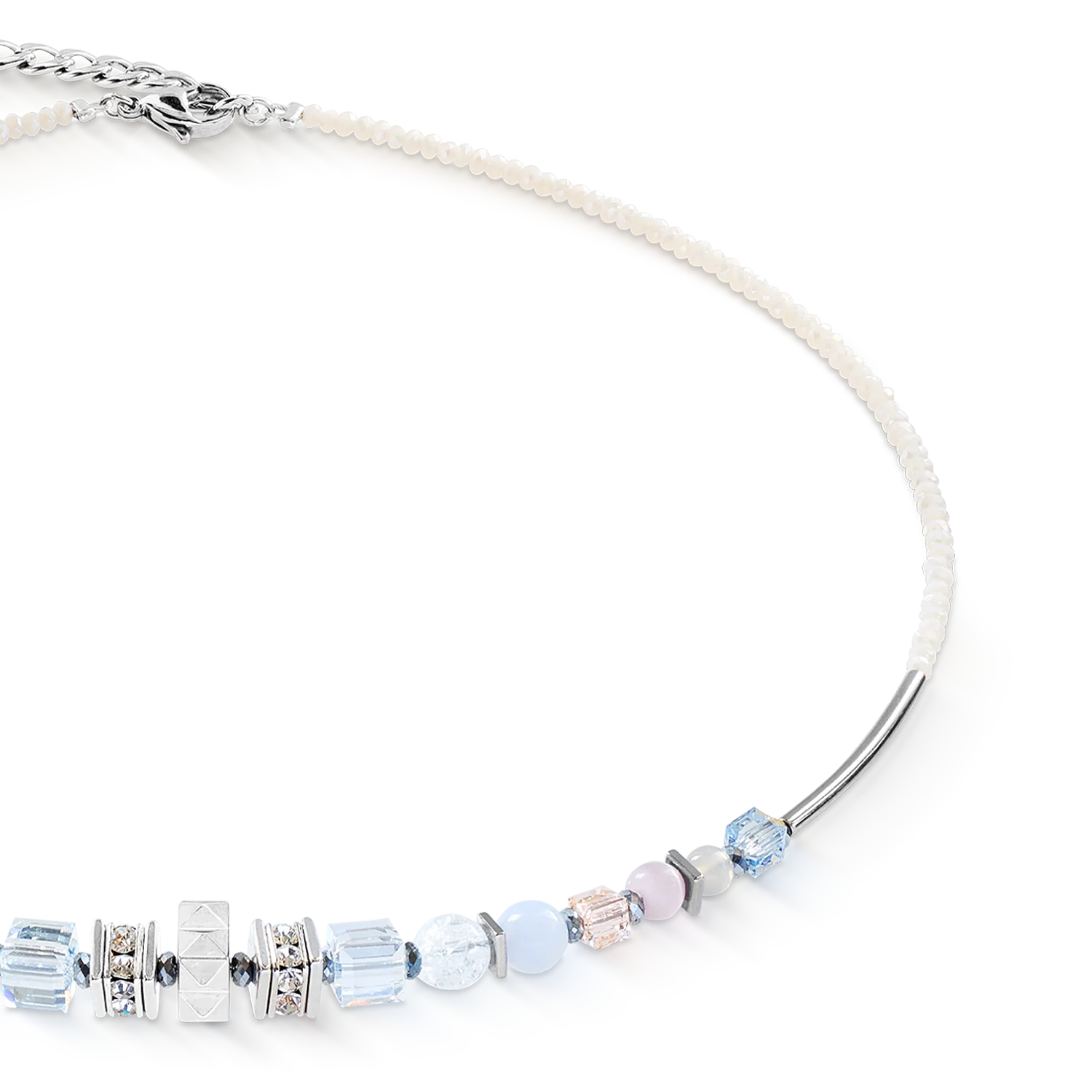 Necklace Shape Mix Nexus silver-pastel - Image 2