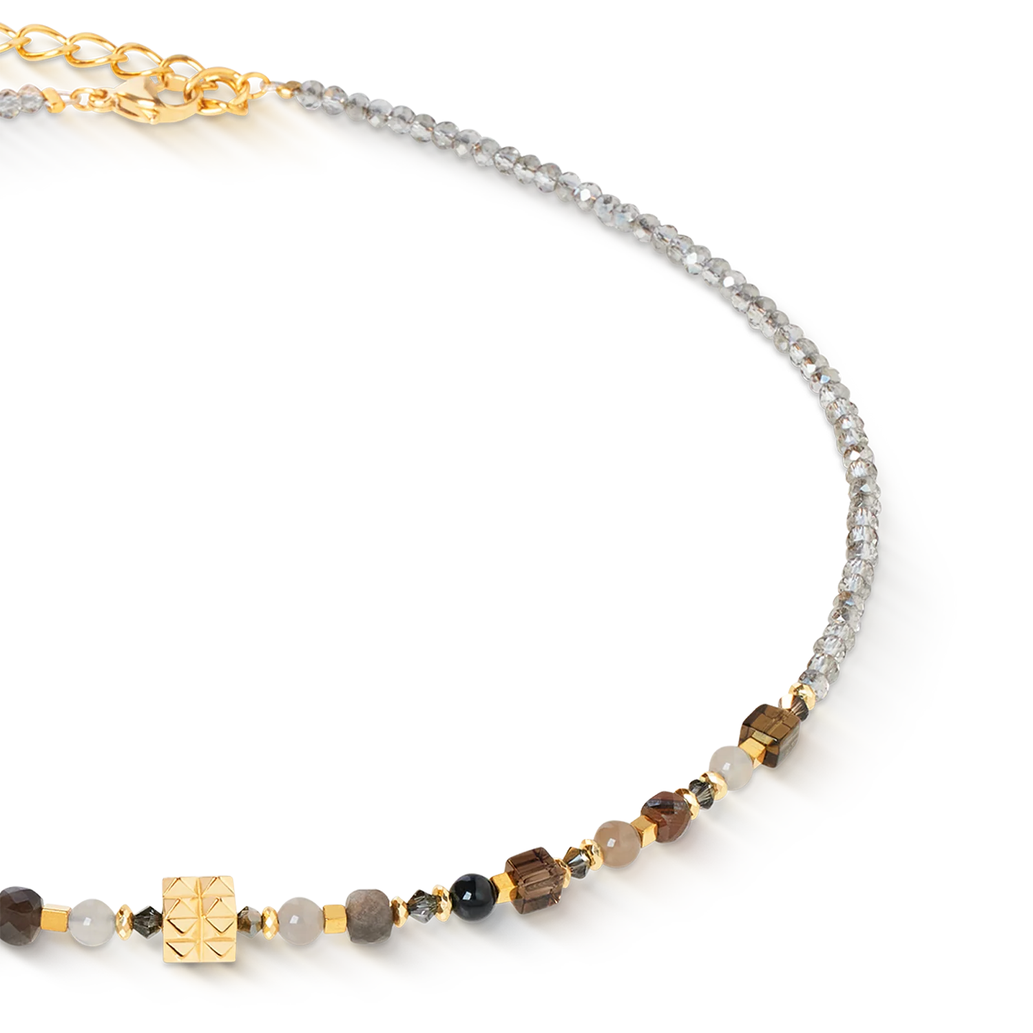 Necklace Shape Mix Spikes Smoky Glow - Image 2