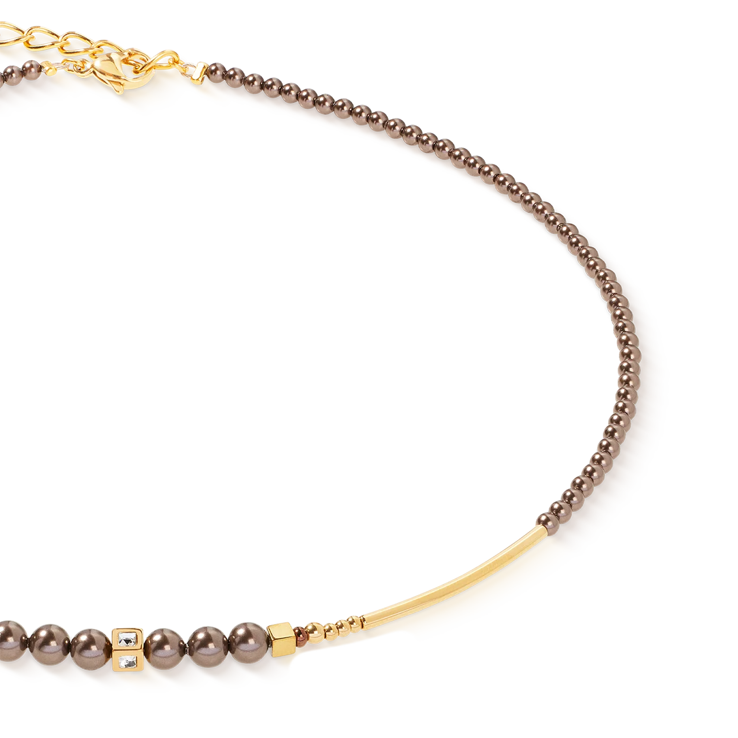 Necklace Shimmering Princess Pearls gold-brown - Image 2