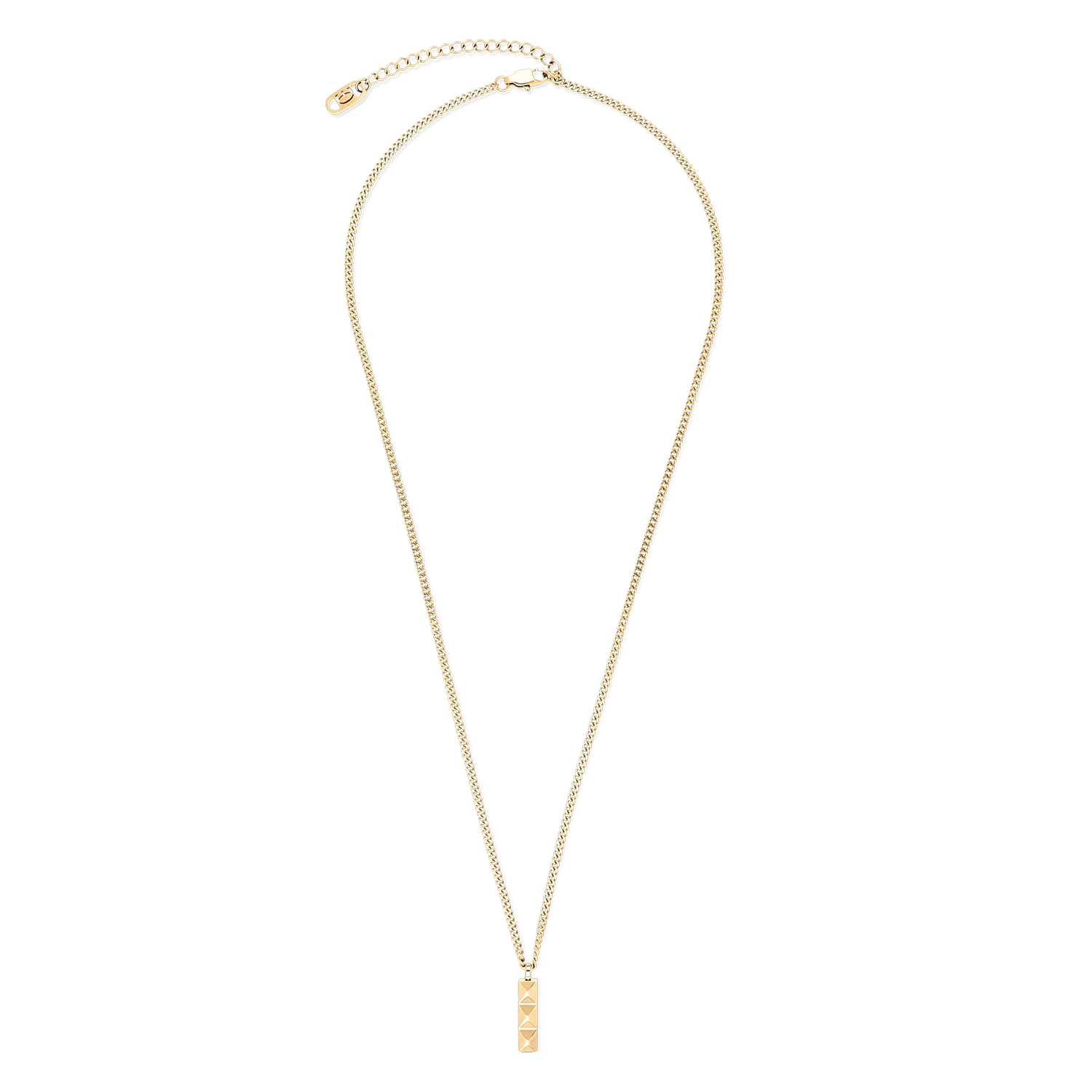 Necklace Spikes Trio Bar gold