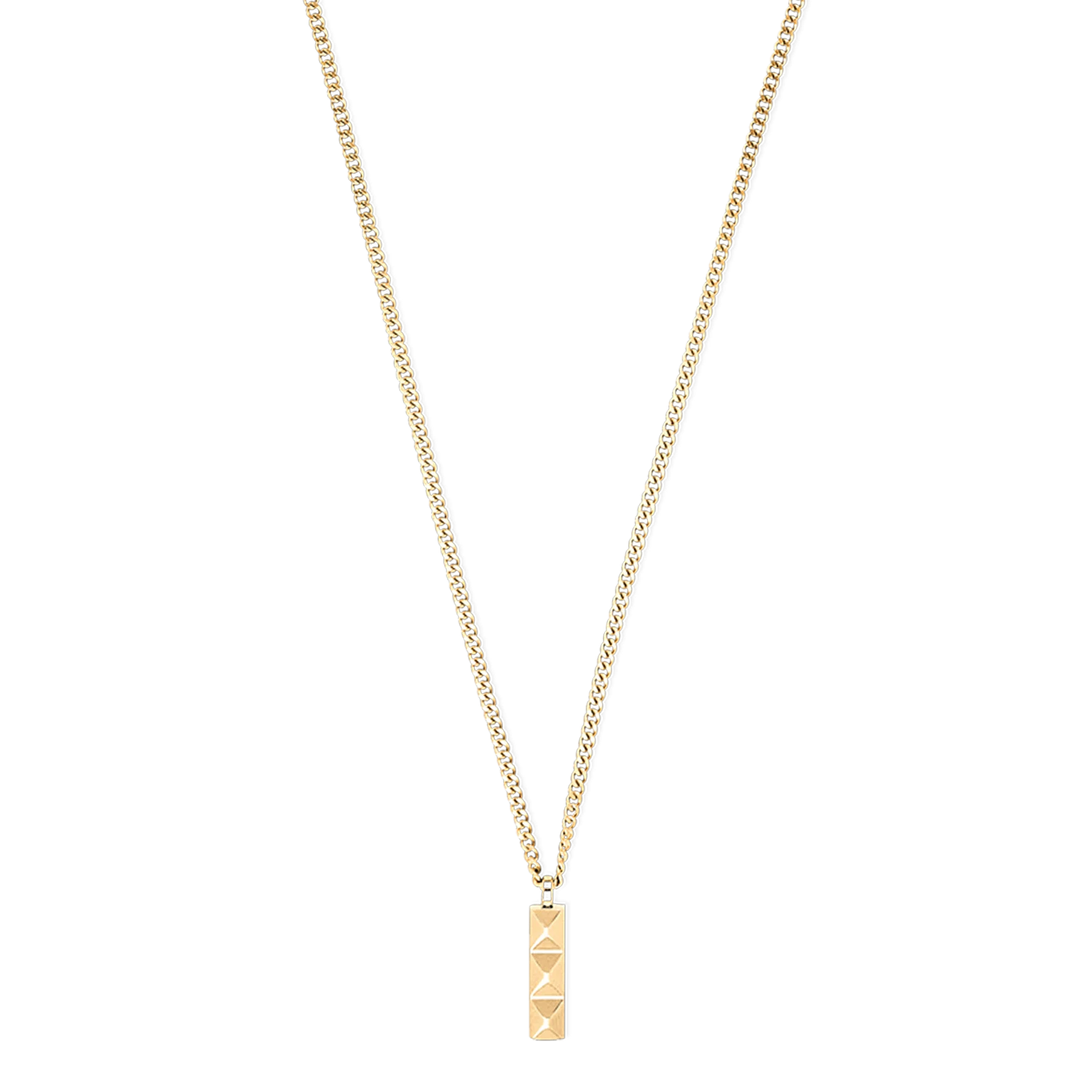 Necklace Spikes Trio Bar gold - Image 2