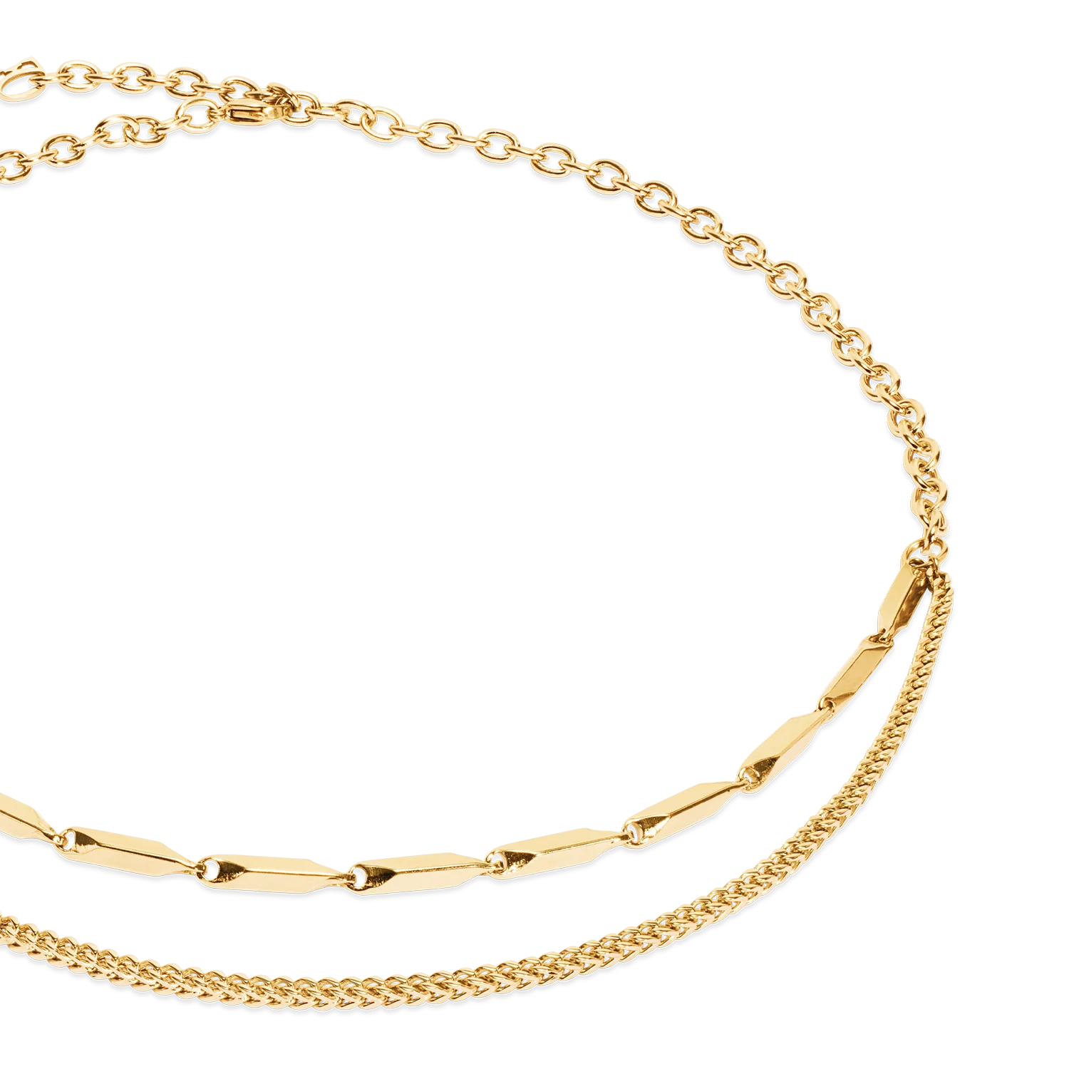 Necklace Twisted Layers gold - Image 2